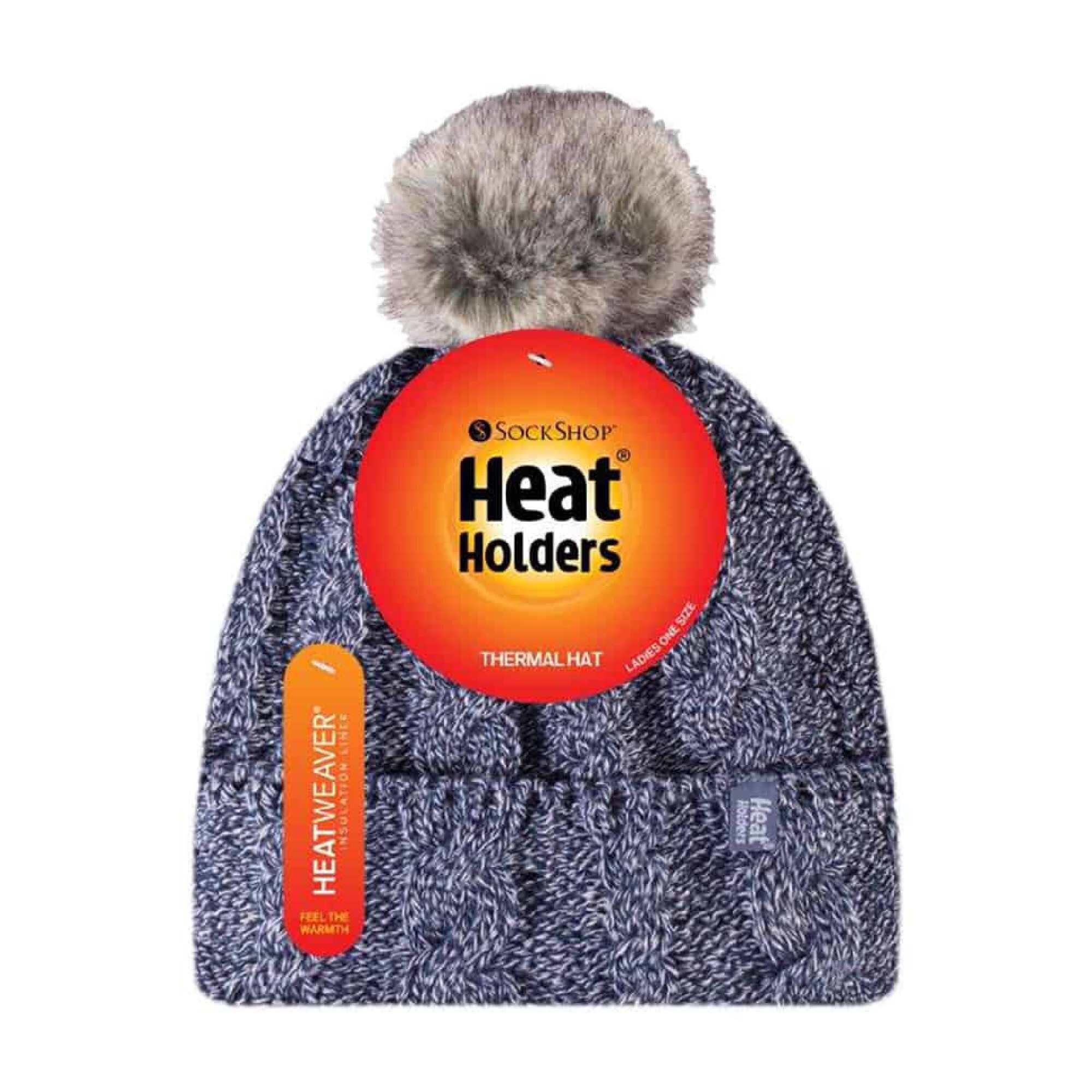 Heat Holders - Cappello Donna Pompon Maglia Caldo e Confortevole. 2/5