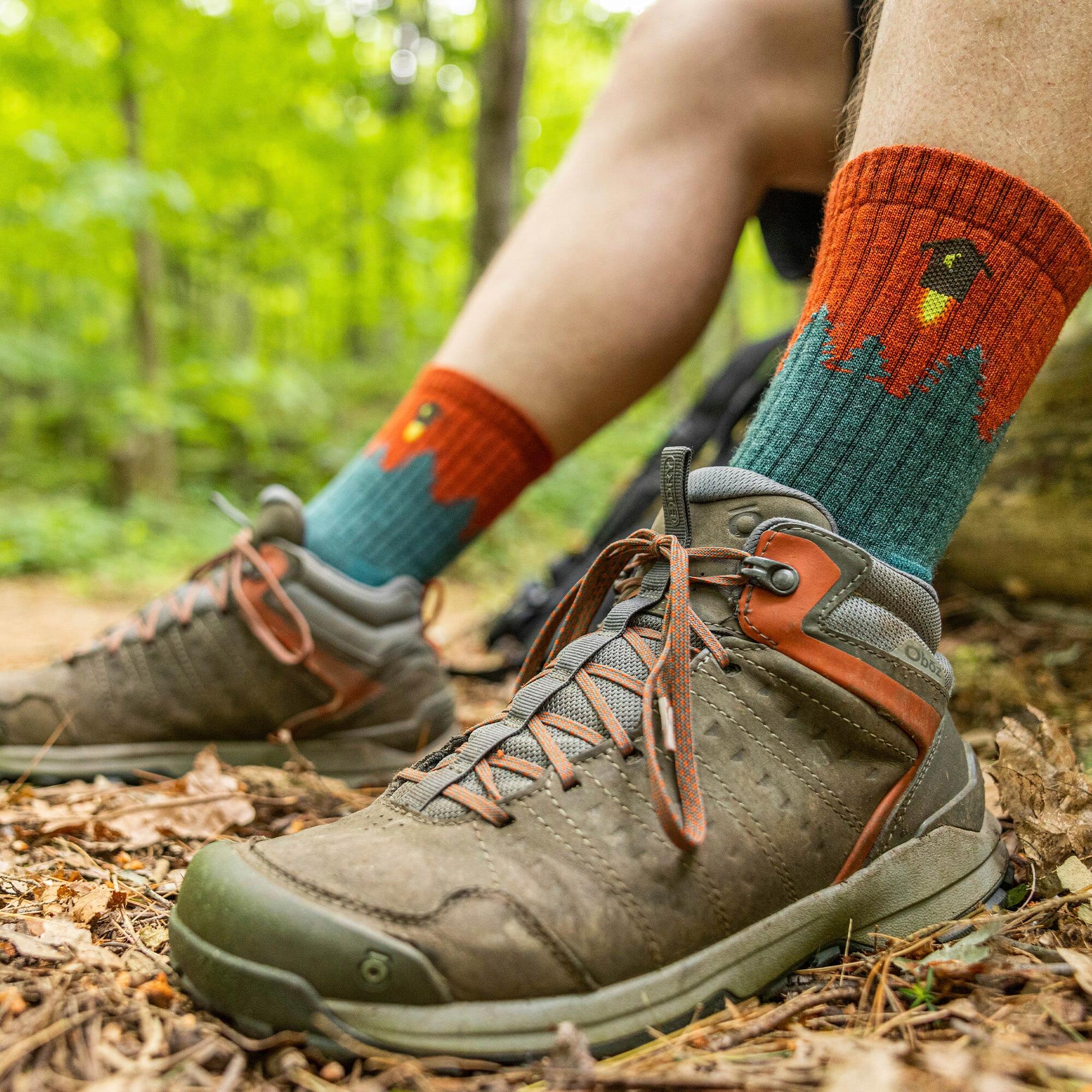 Darn Tough - Herren Merinowolle Crew Wandersocken - Bequeme Trekking-Socken 3/6
