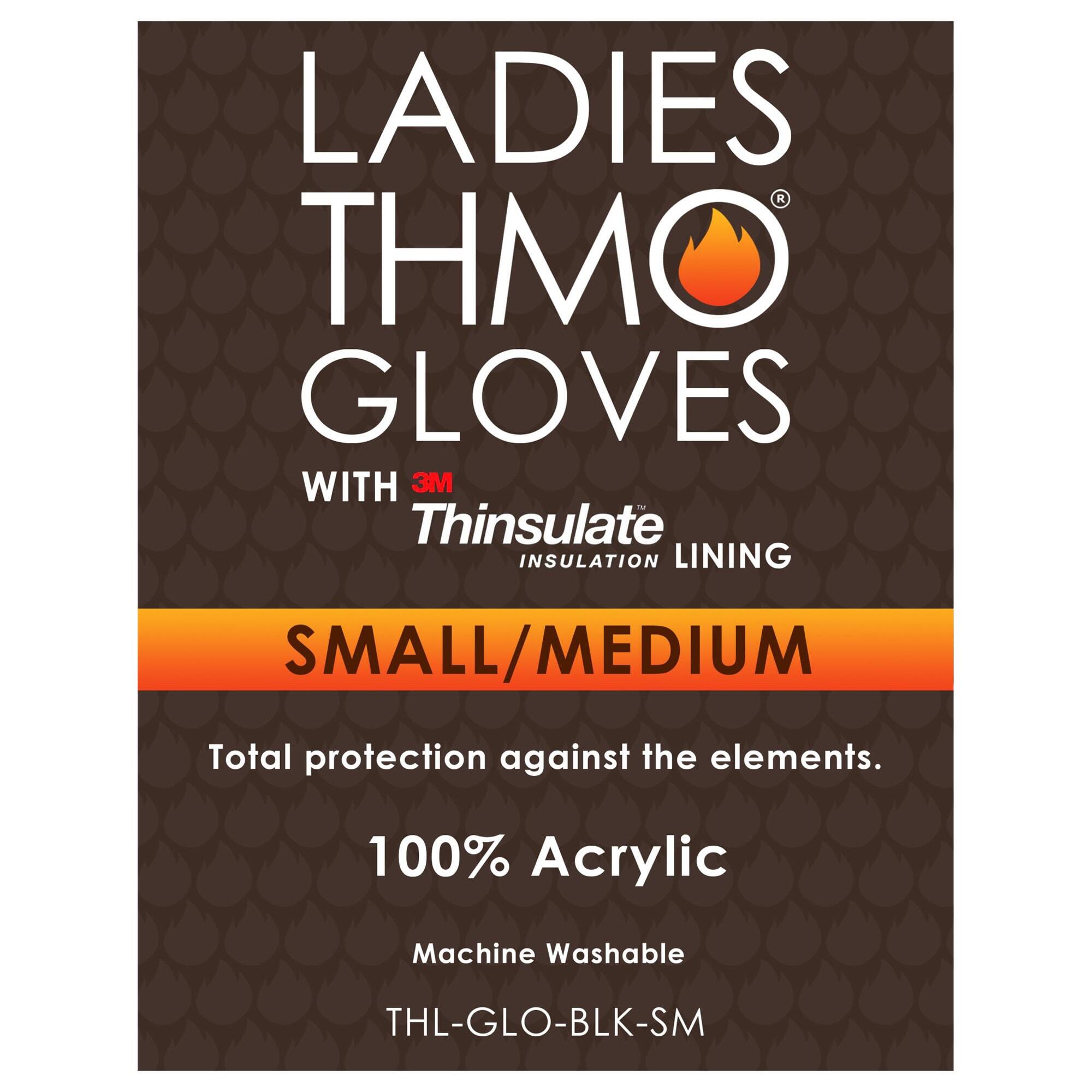 Ladies Full Finger Gloves with Thinsulate Lining 2/5