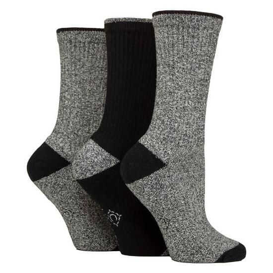 Country Pursuit - 3 Paires de Chaussettes Femme Imperméables Rembourrées Douces