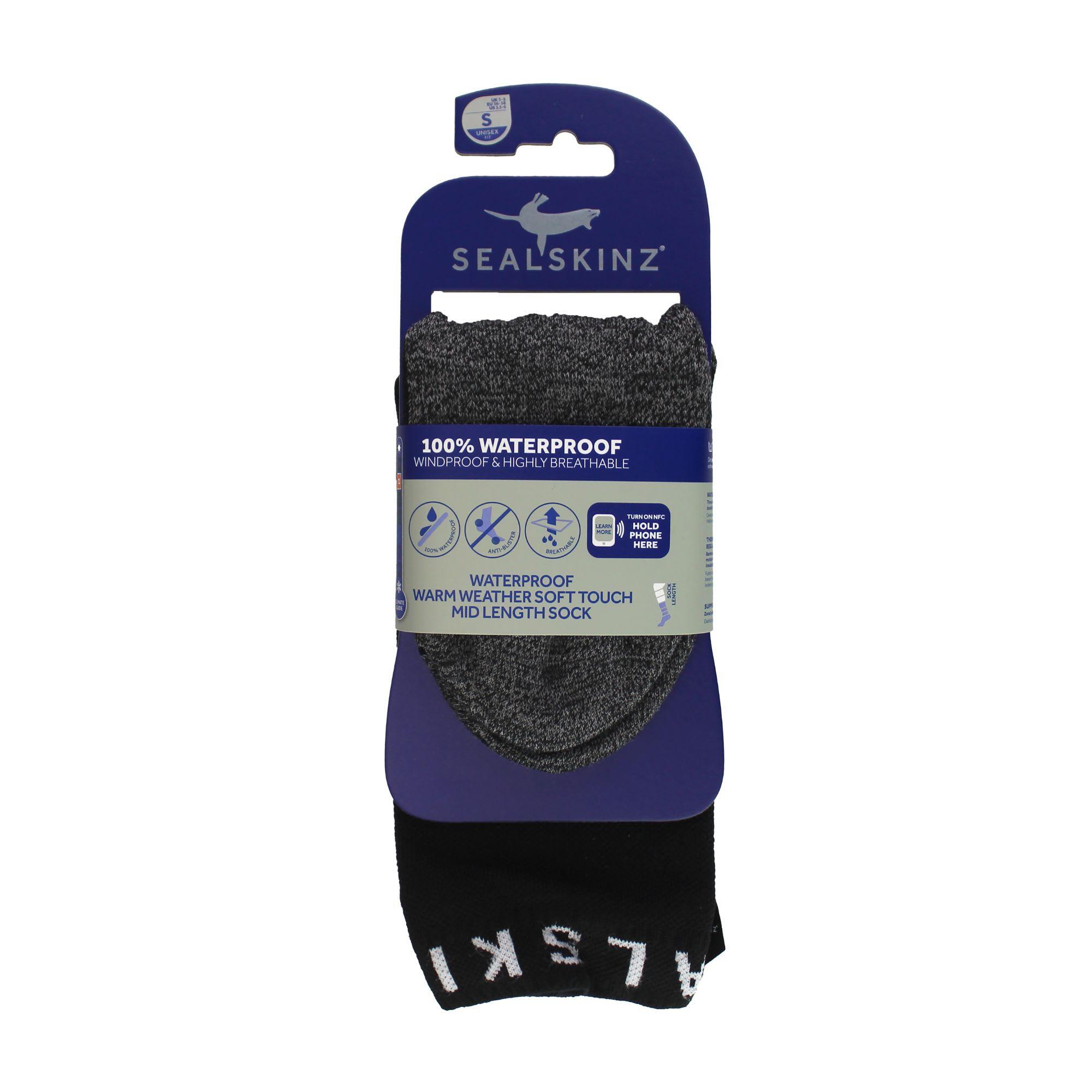 Wasserdichte Soft Touch Mittelsocken Für Herren - Warmes Wetter 1 Packung 2/4