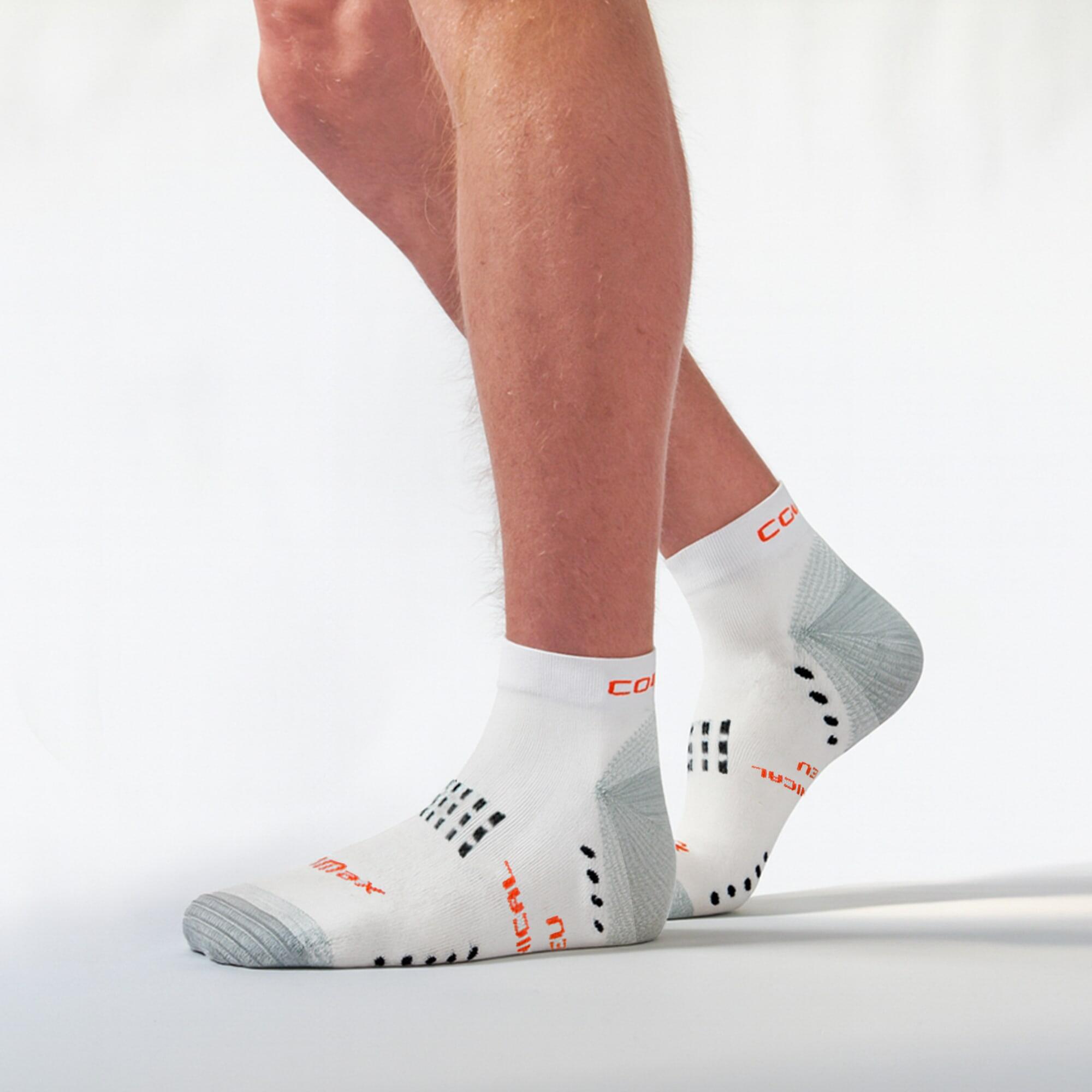 Chaussettes Running pour Ete | COMODO | Légères Chaussettes Coolmax Basses 3/4