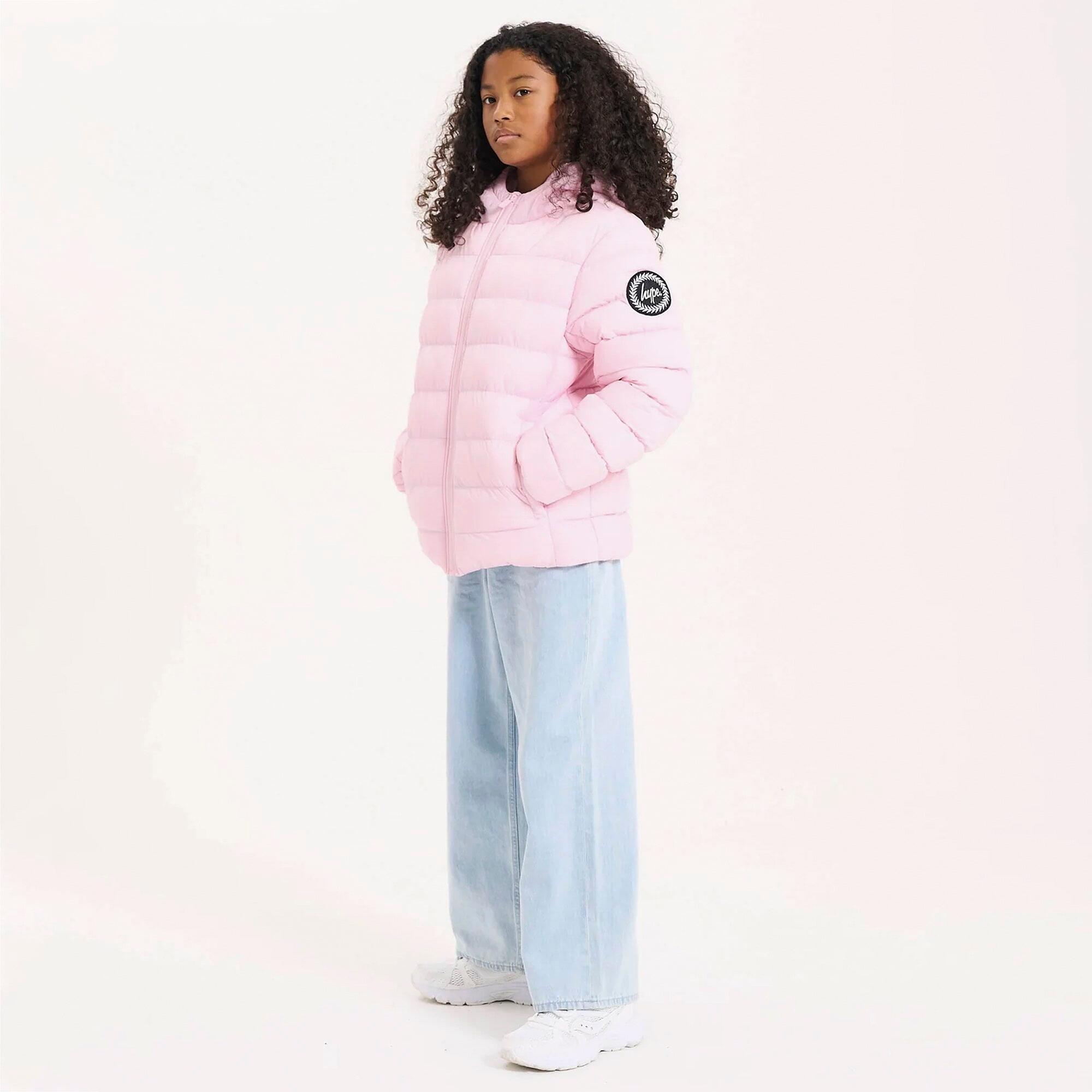 HYPE - Giacca imbottita ragazze rosa cappuccio calda trapuntata invernale 3/5