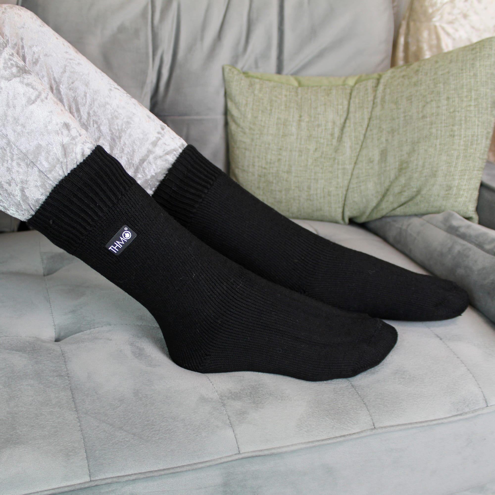 3er Pack Kinder socken | THMO | Crew Warme Socken für Jungen und Mädchen 4/6