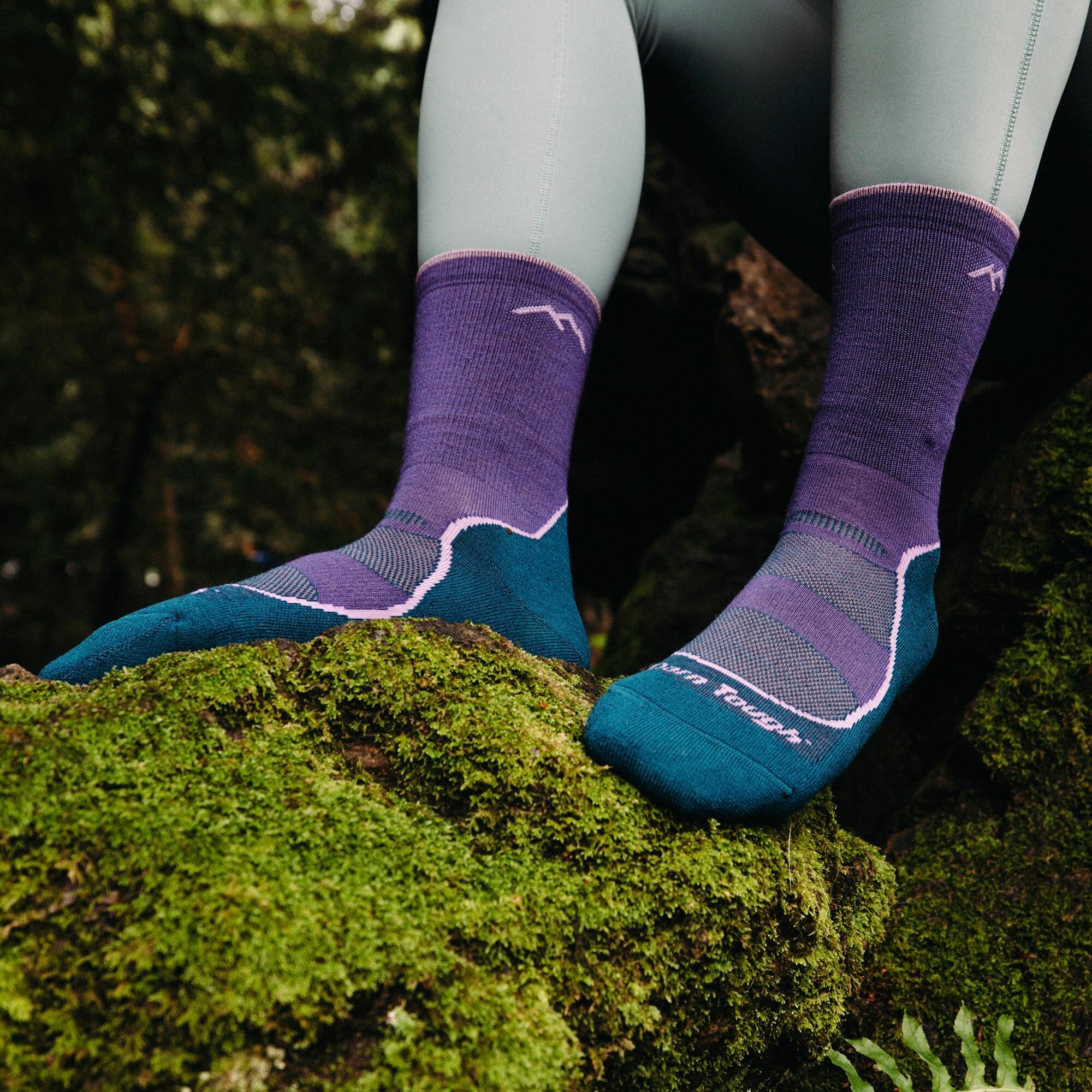 Darn Tough Chaussettes Femme Micro Crew Randonnée Légères Laine Mérinos 3/6