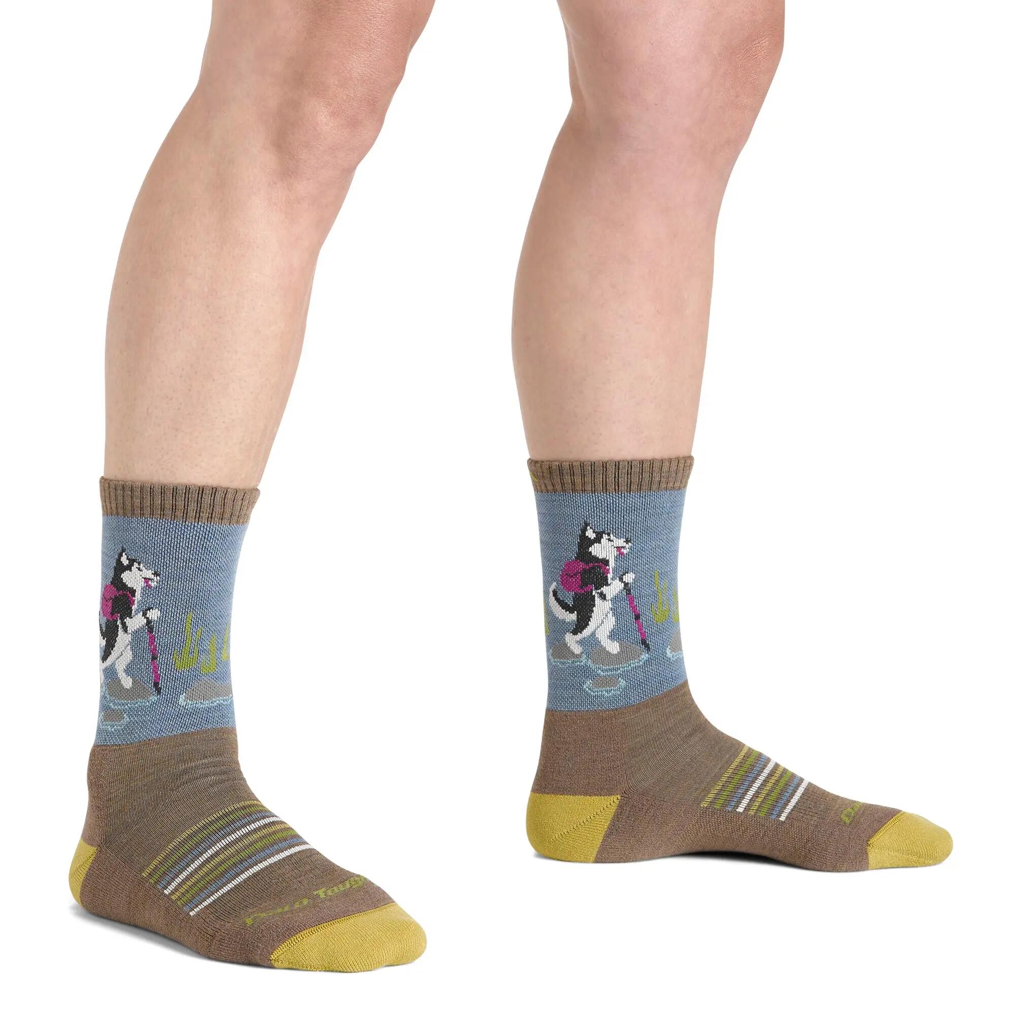 Darn Tough - Damen Merinowolle Wandersocken mit Tiermuster 2/6