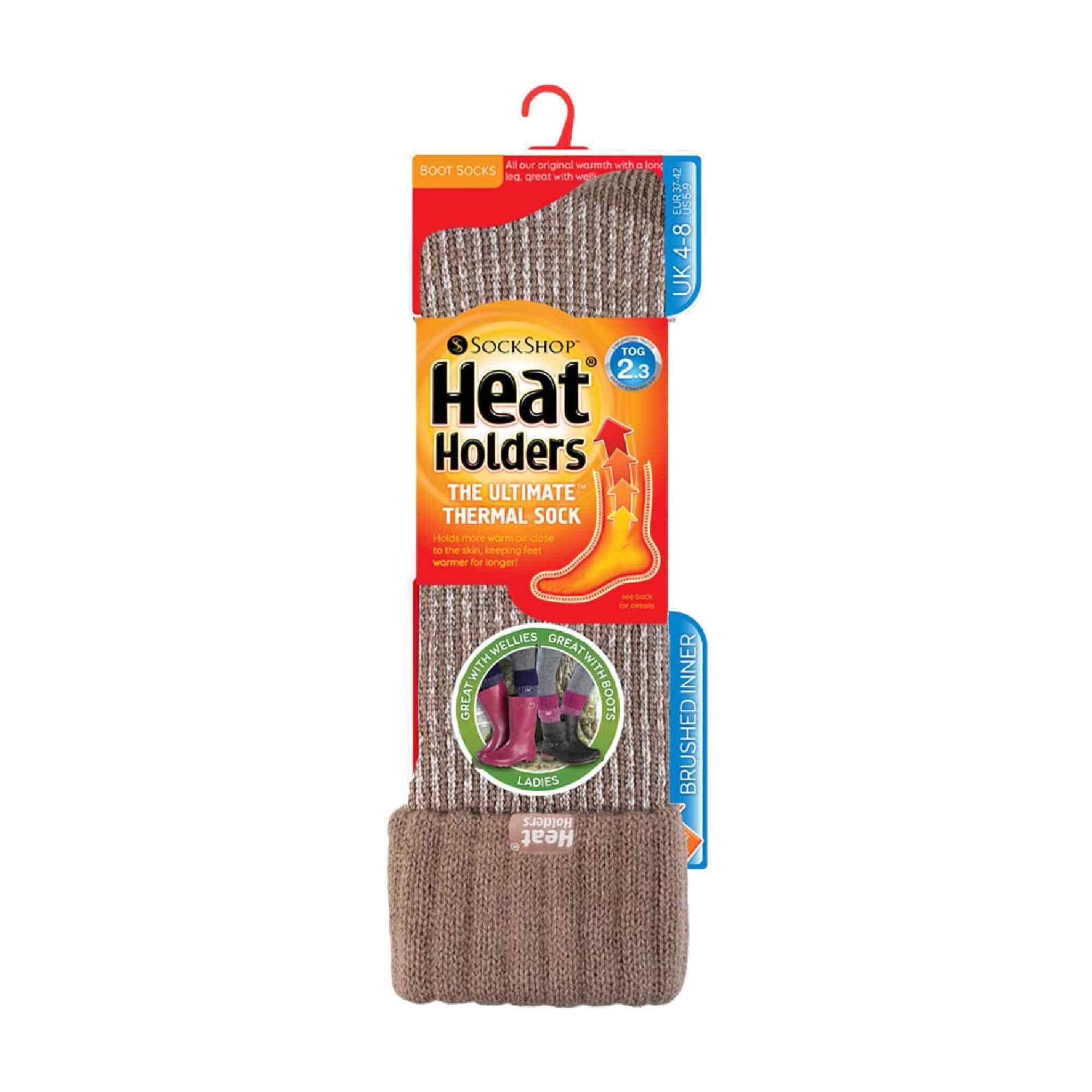 Heat Holders - Damen Wärme Winter Stiefelsocken für Gummistiefel 2/6