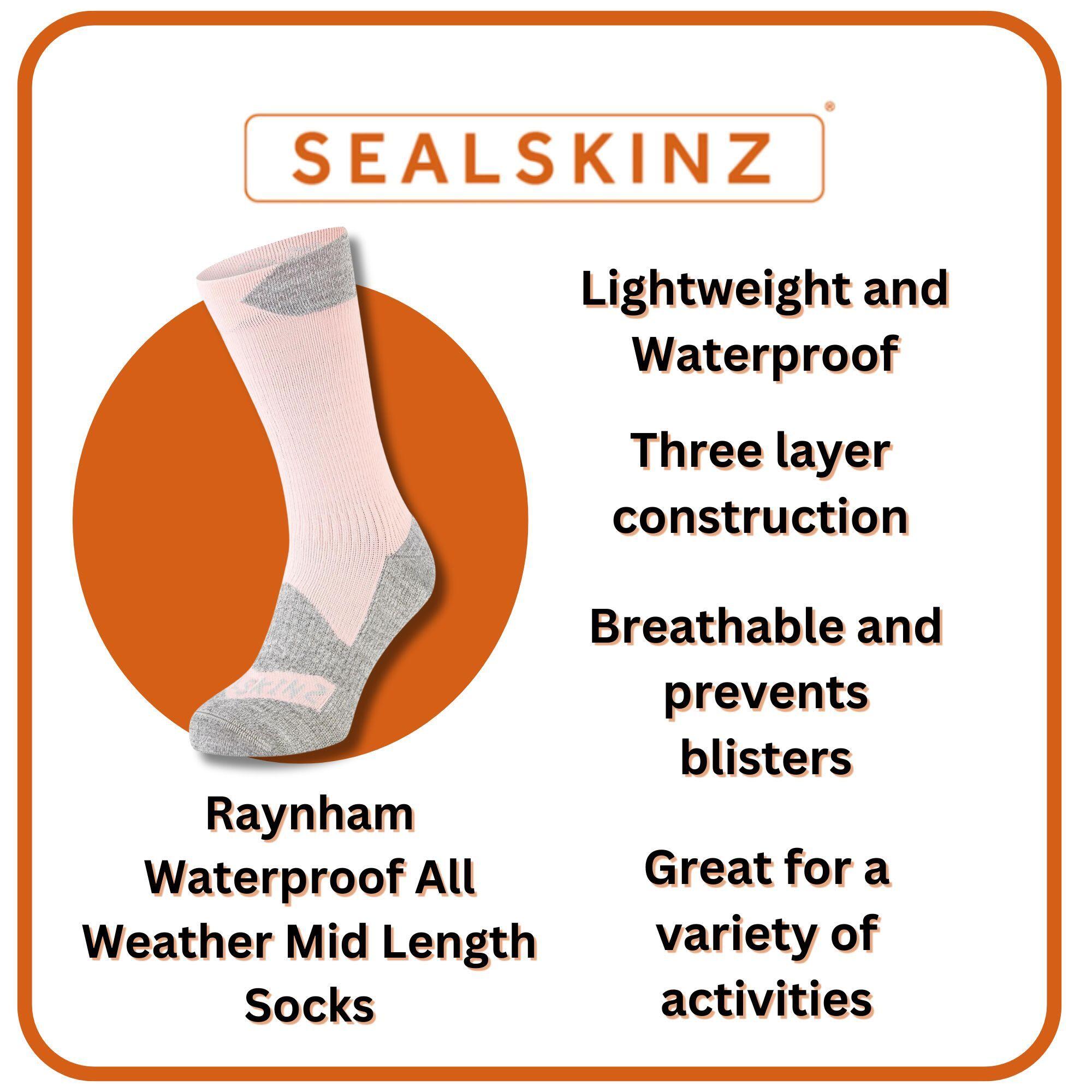 Raynham Wasserdichte Mittellange Allwetter Unisex Socken 3/5