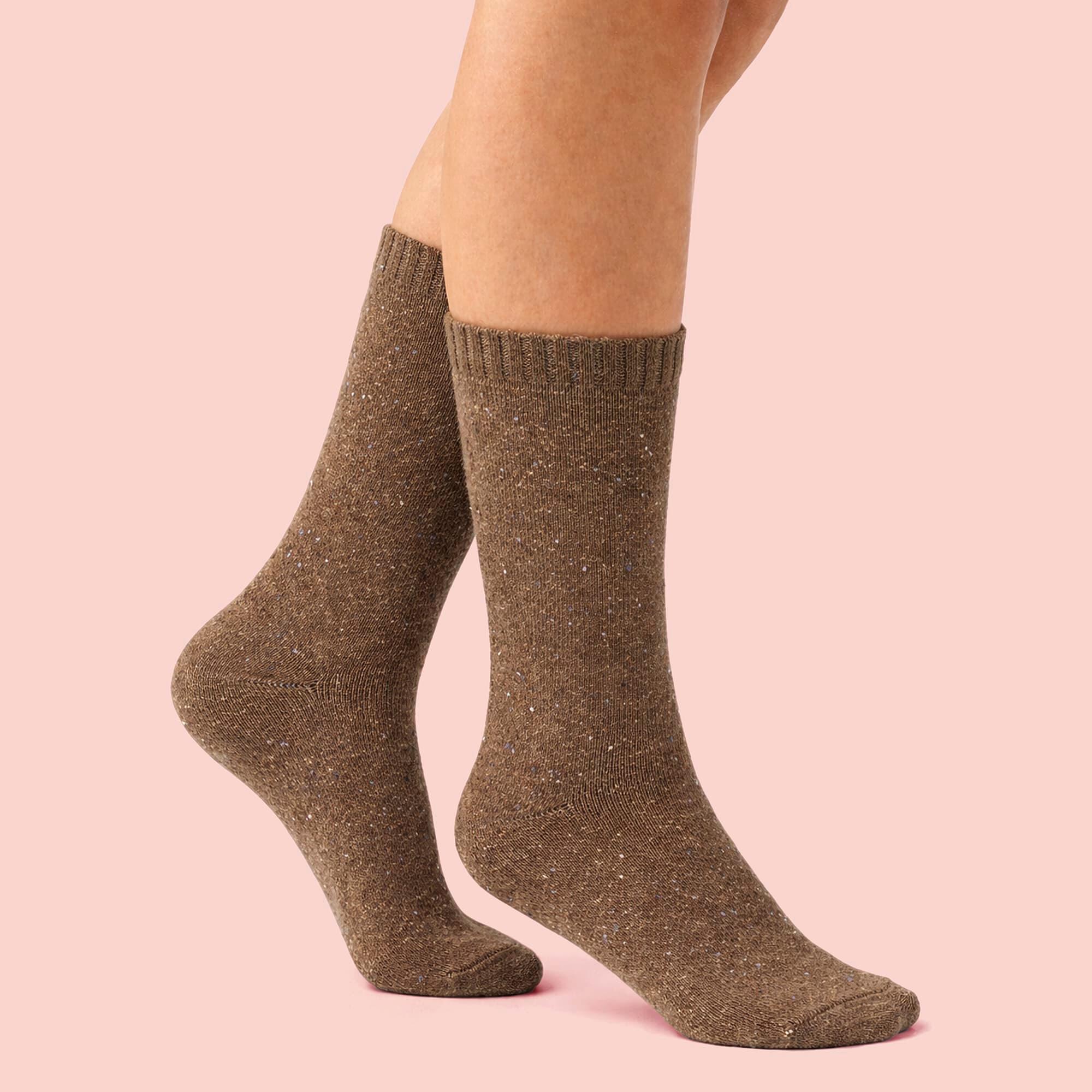 Glenmuir - 2er Pack Damen Boot Socken Wollmix Warm Wandern 4/5