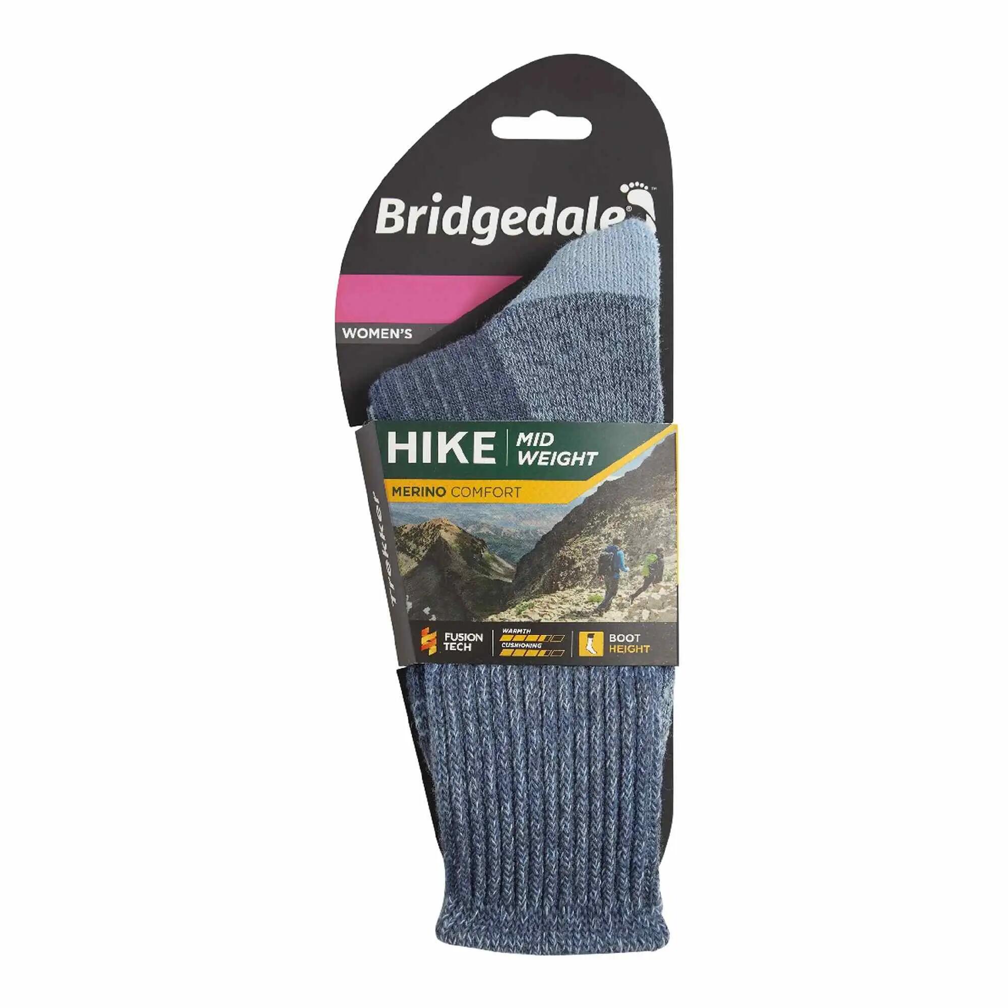 Gepolsterte Stiefelsocken Aus Merinowolle Zum Wandern Für Herren 2/7