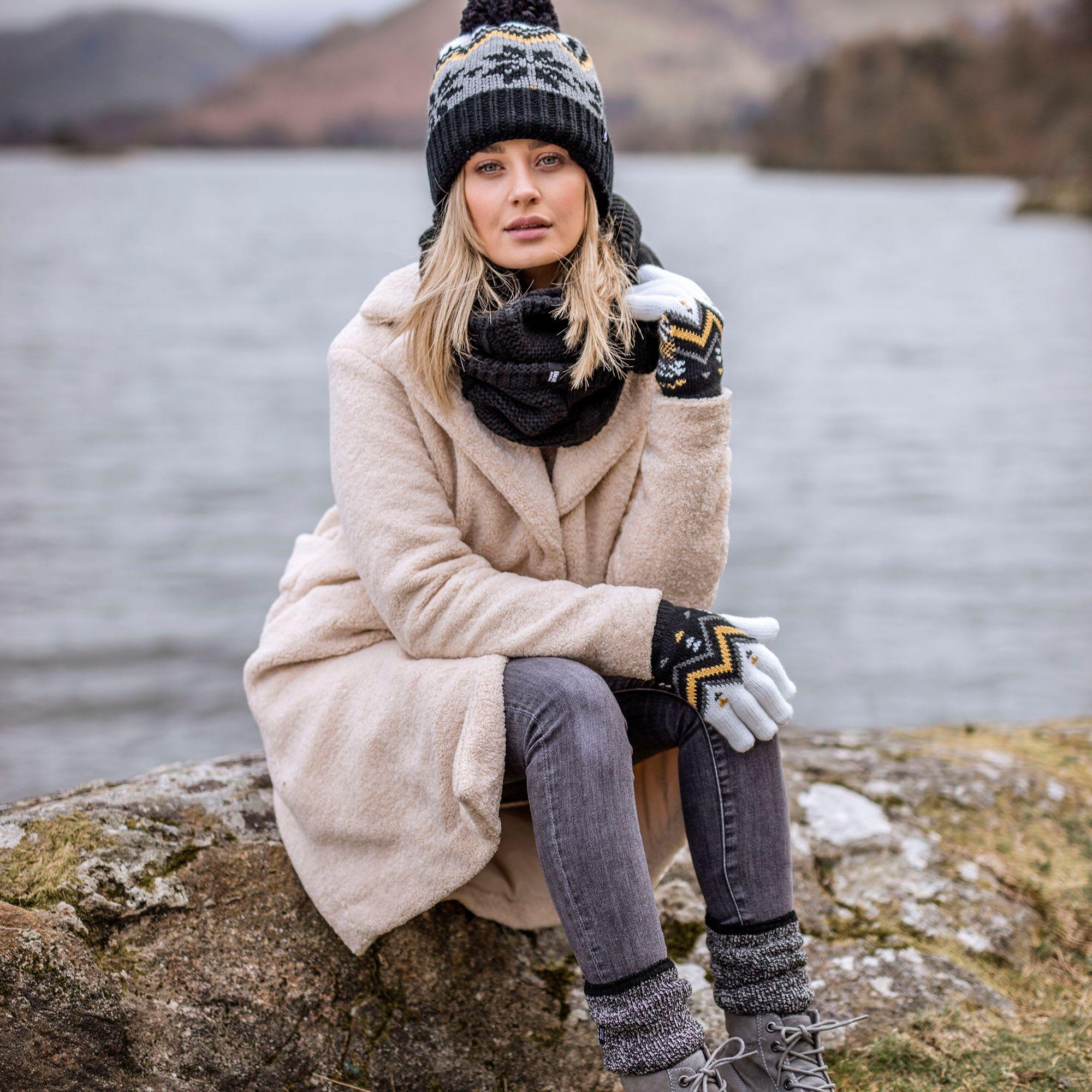 Heat Holders Merino Wollsocken Damen | Winter Dicke socken Verstärkte 5/7