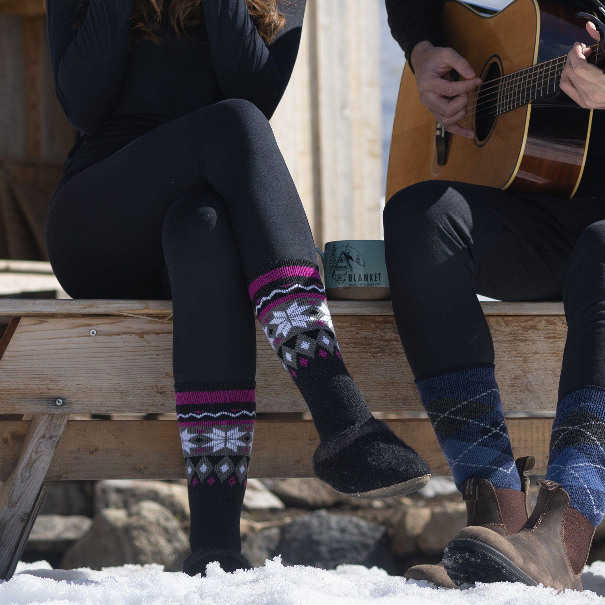 Heat Holders LITE - Damen Warme Lang Dünn Kniestrümpfe für Gummistiefel 3/7