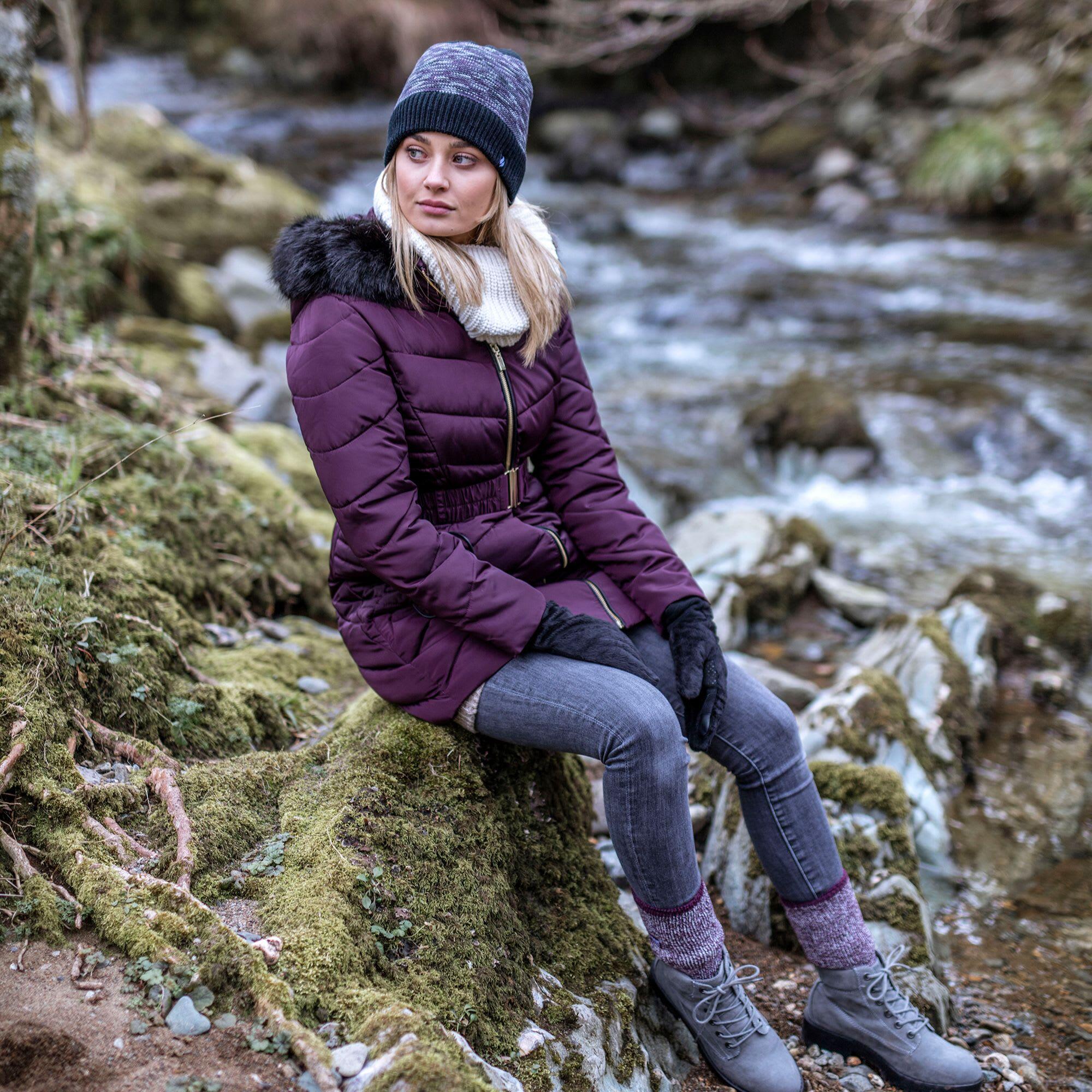 Heat Holders Merino Wollsocken Damen | Winter Dicke socken Verstärkte 4/7
