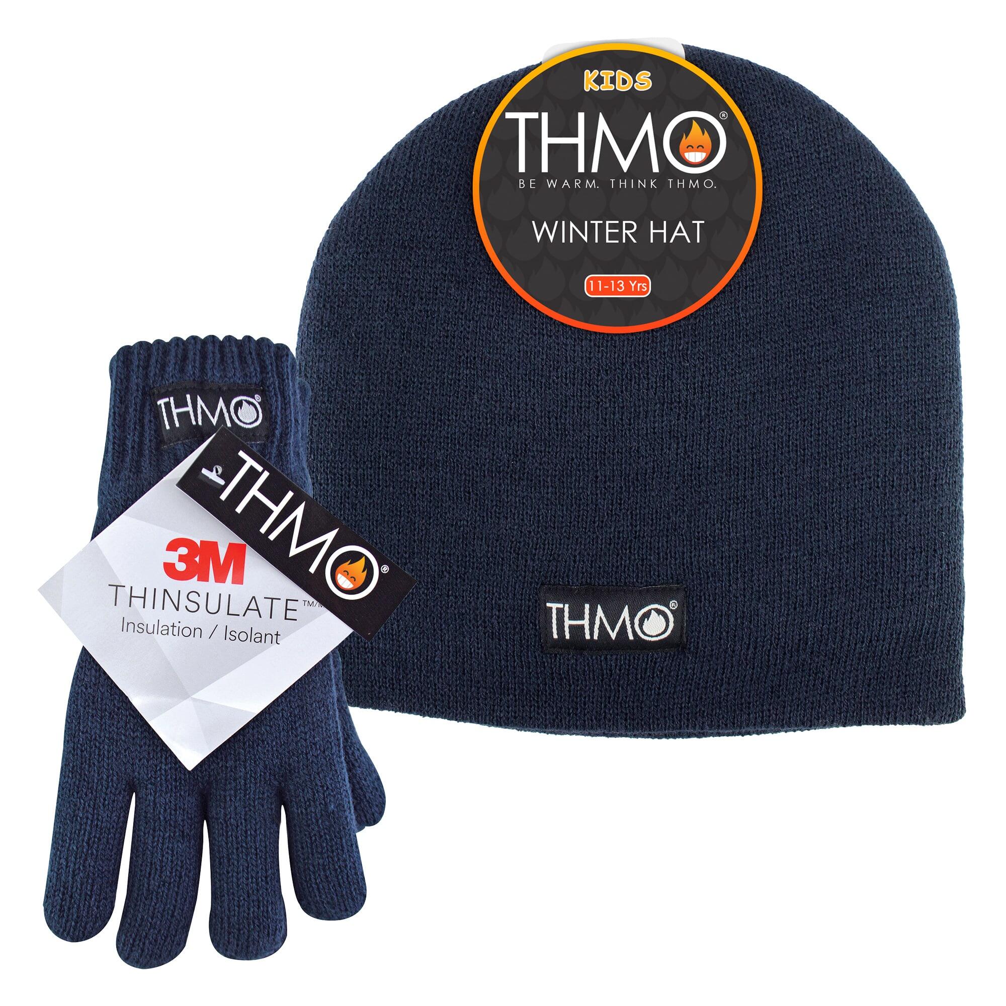Enfant Bonnet et Gants Hiver | THMO | Ensemble Bonnet et Gants Chaud Thinsulate 2/4