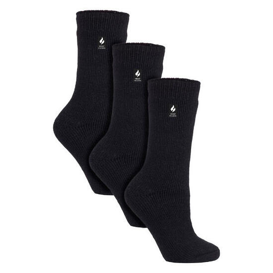 Heat Holders - 3 paires de chaussettes thermiques d'hiver épaisses pour dames
