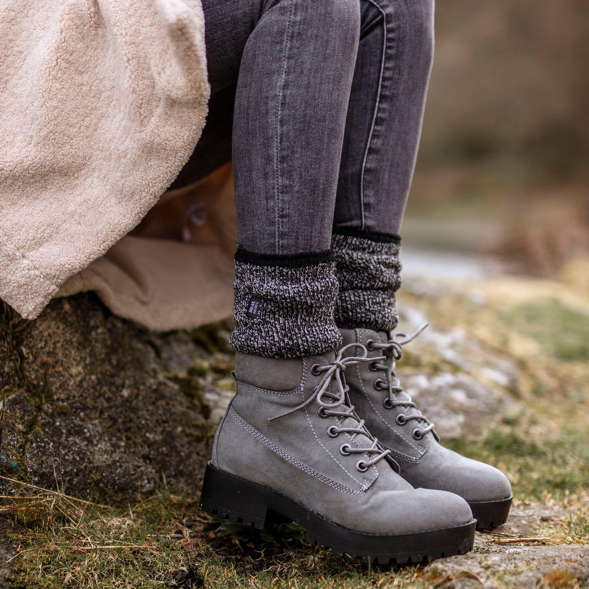 Heat Holders Merino Wollsocken Damen | Winter Dicke socken Verstärkte 3/7