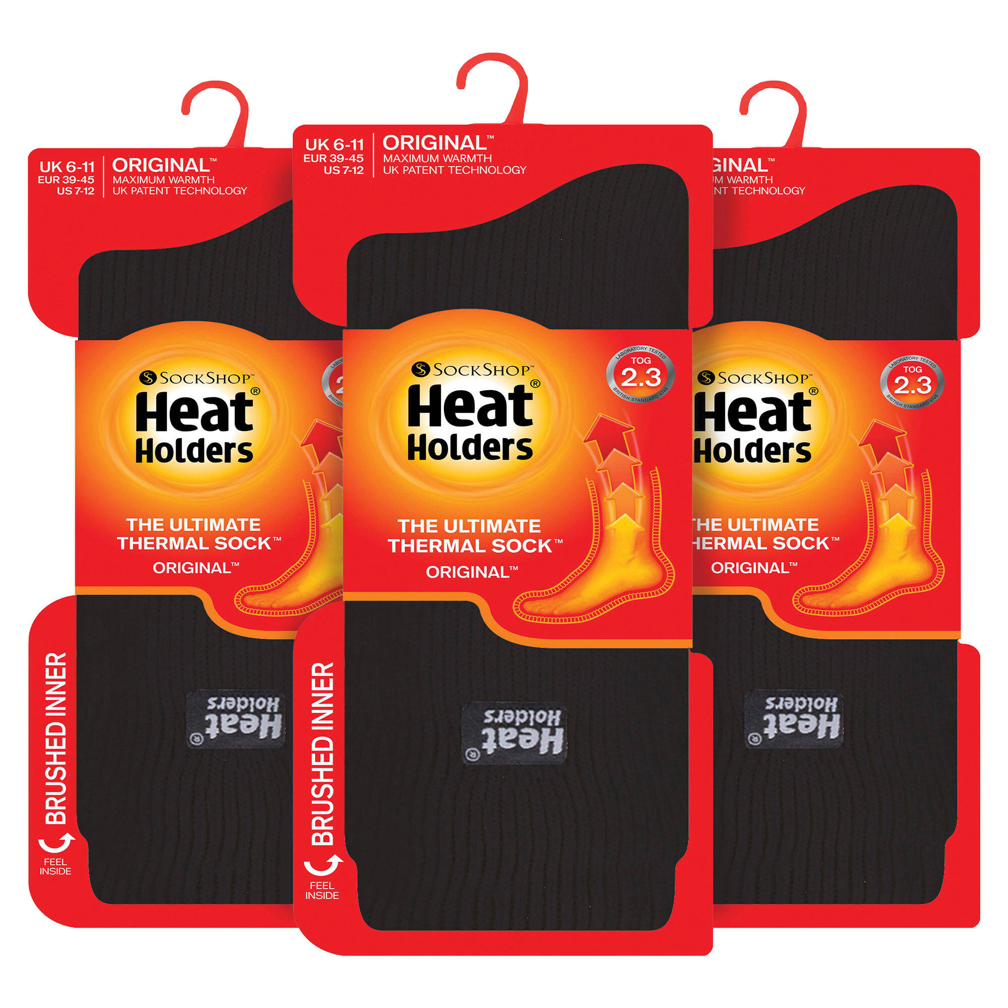 Heat Holders - 3 Paar original dicke Winter-socken für Herren 2/6