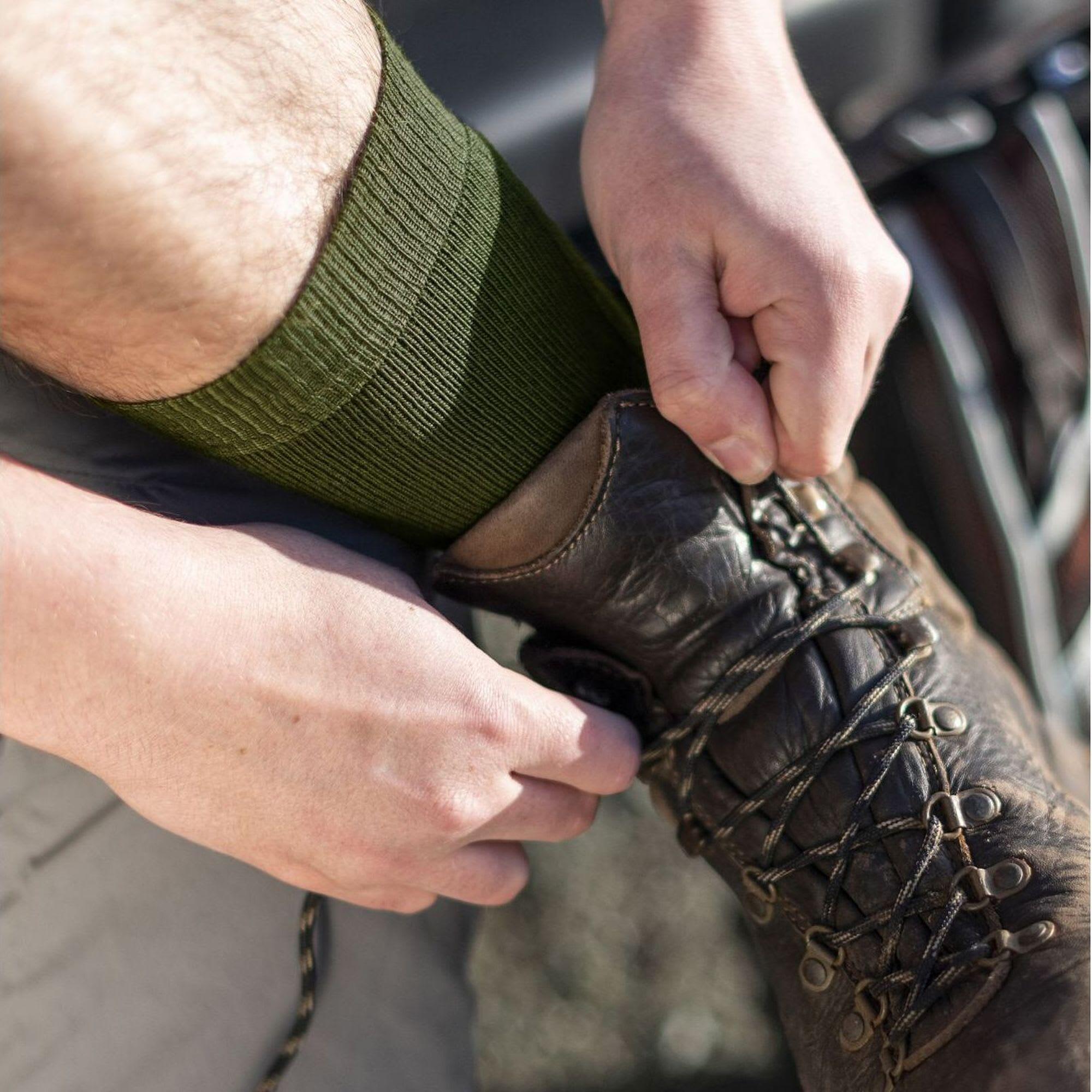 Mens Outdoor Heavyweight Merino Wool Knee High Socks 5/7