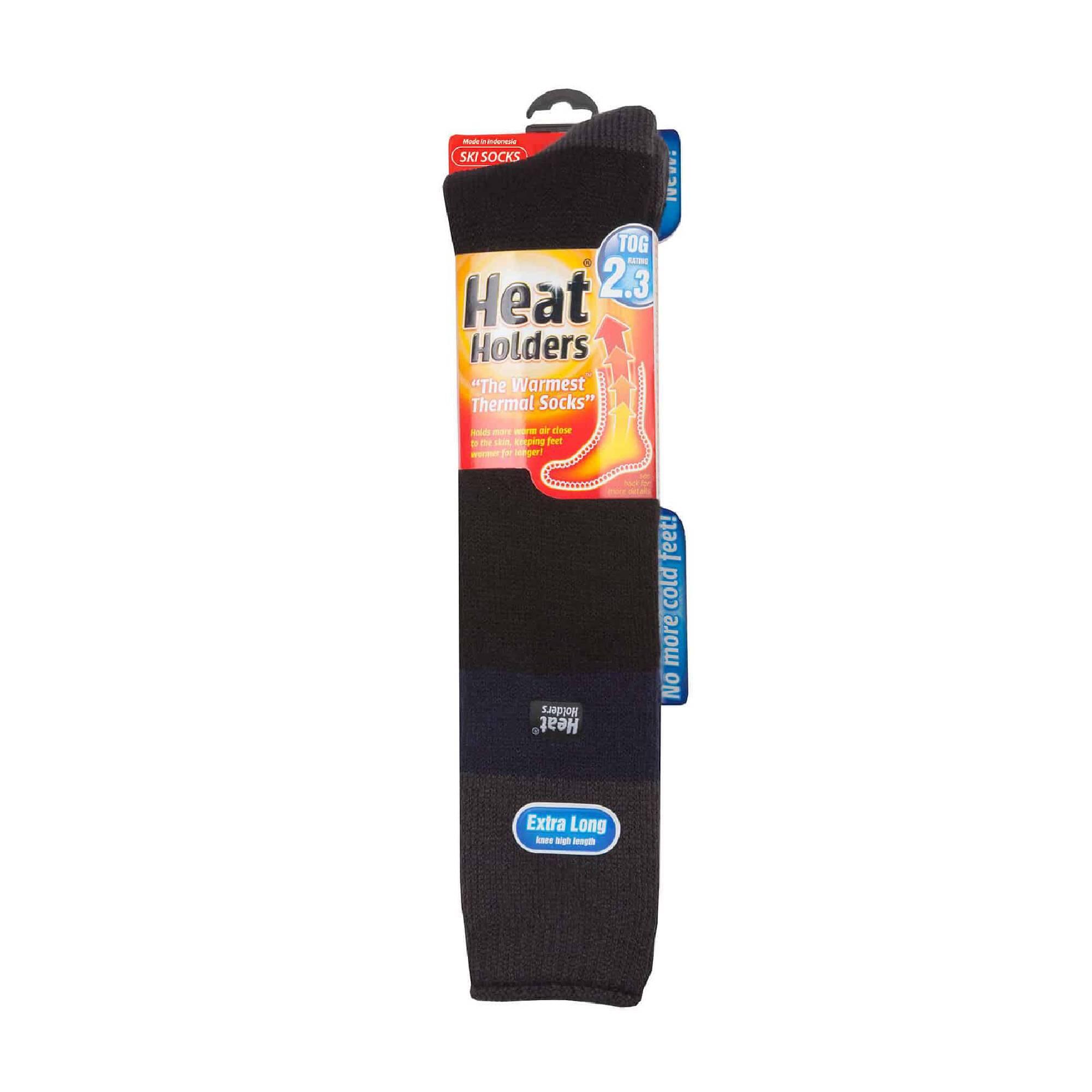 Heat Holders Herren Skisocken | Bunt Dicke Gestreifte Socken Innenfleece 2/6