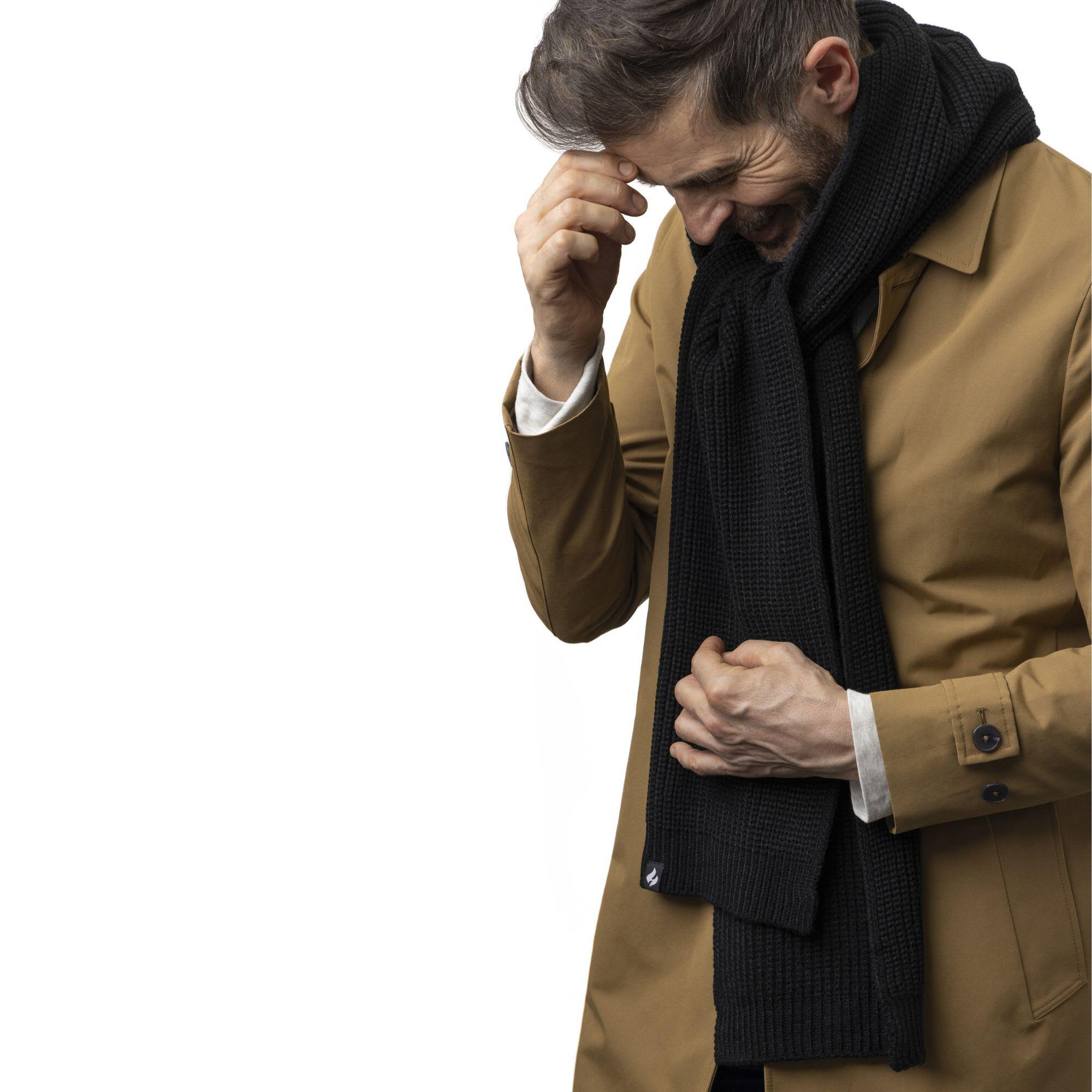 Heat Holders - Herren Unifarben Schal Fleece | Bequem Flauschig schals 3/7