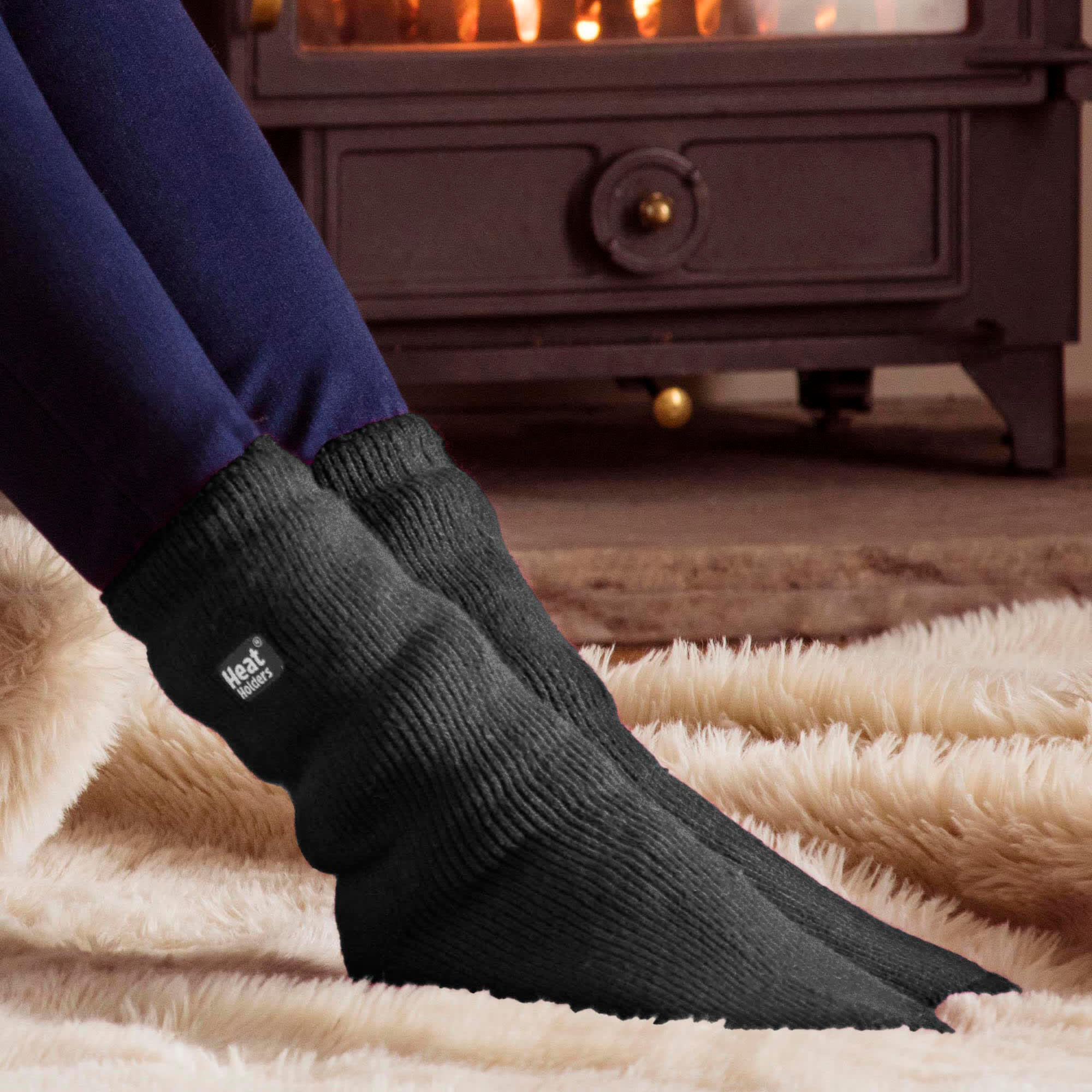 Heat Holders - 3 Paar Original dicke Winter-socken für Damen 3/6