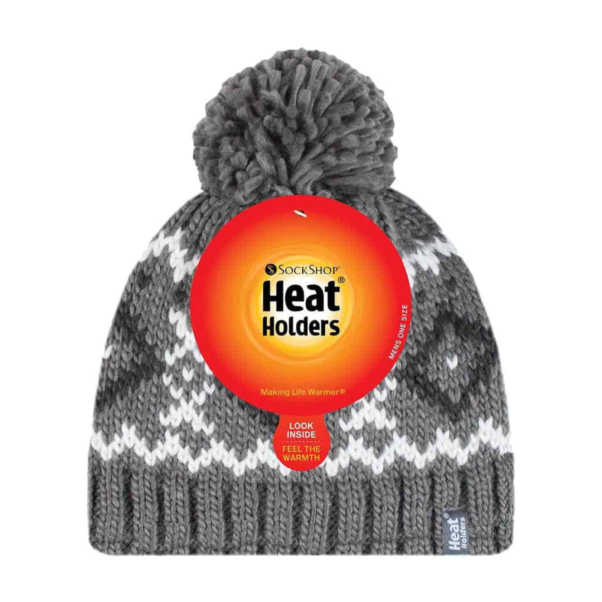Heat Holders - Cappello Uomo Pompon Maglia a Trecce 2/6