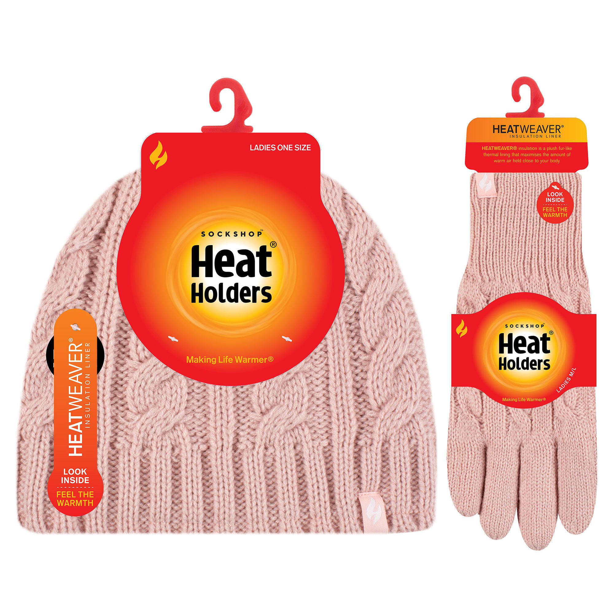 Heat Holders - Set Berretto e Guanti Donna 2 Pezzi Caldi e Confortevoli 2/5