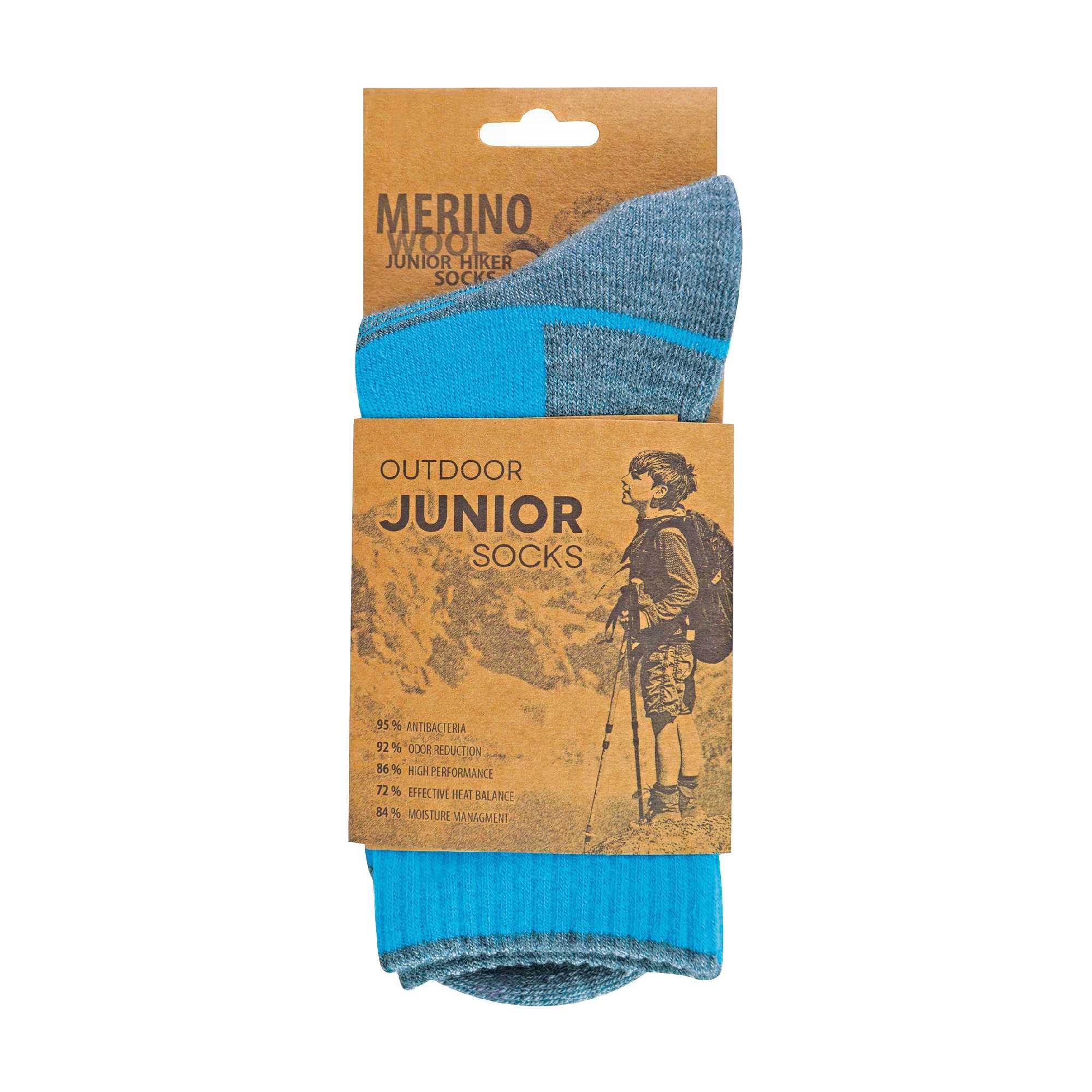 Comodo - Bambini Calzini Trekking Merino Spesso Comodi per Edema e Passeggio 2/6