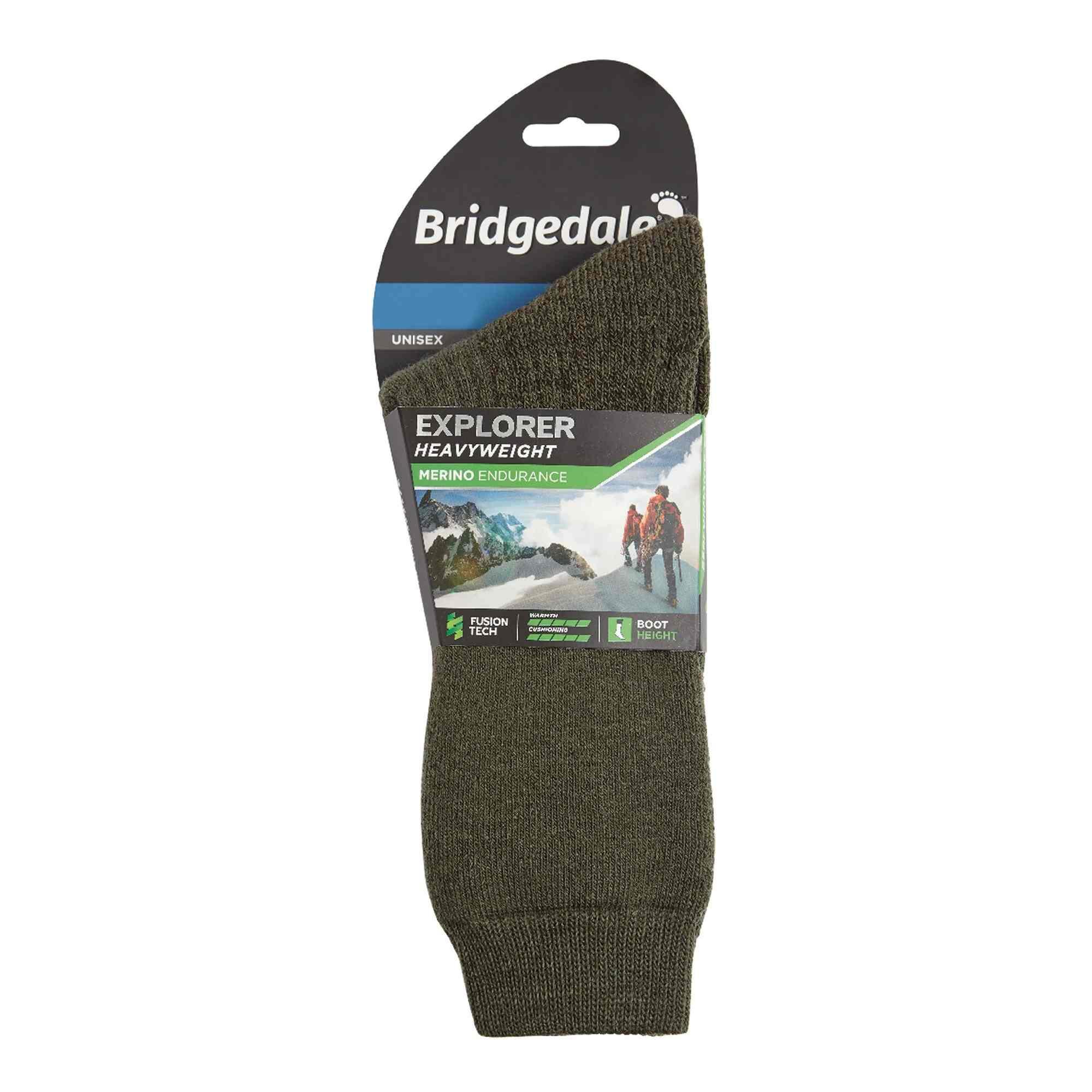 Mens Outdoor Heavyweight Merino Wool Knee High Socks 2/7