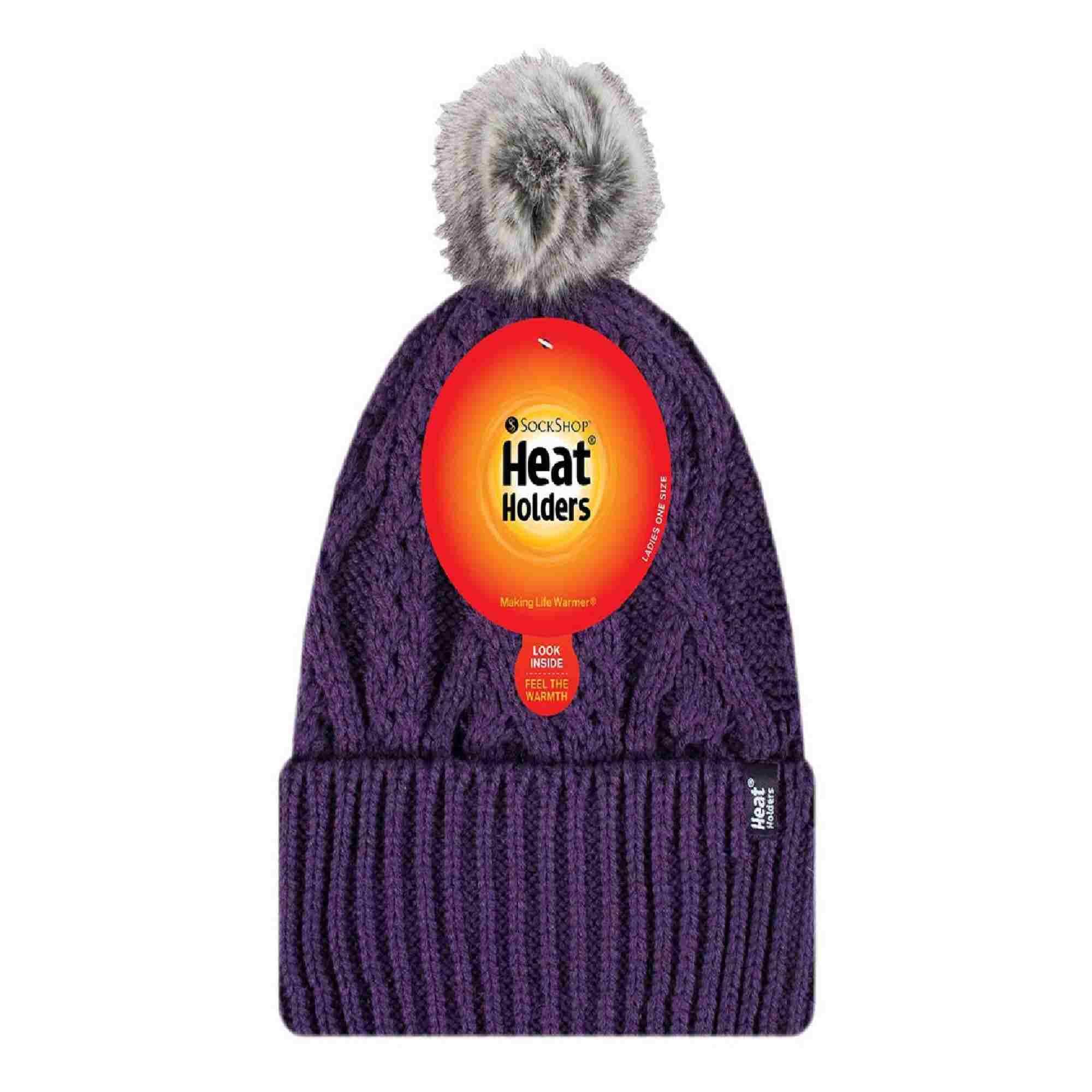 Heat Holders - Femme Slouch Bonnet Beanie avec Pompon 2/5