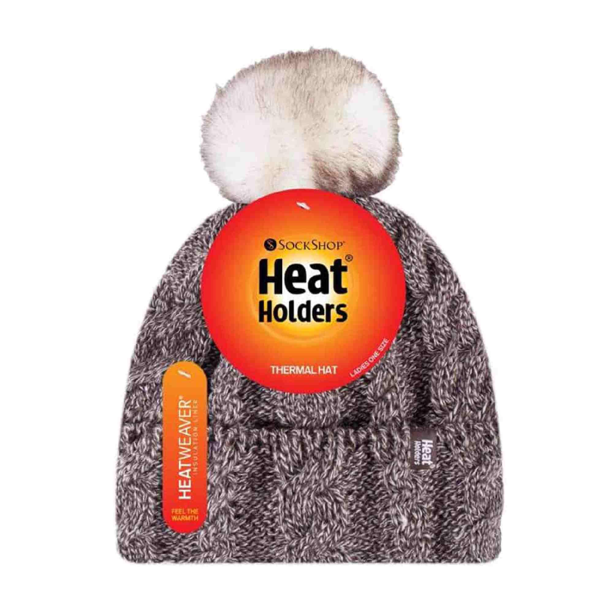 Heat Holders - Cappello Donna Pompon Maglia Caldo e Confortevole. 2/5