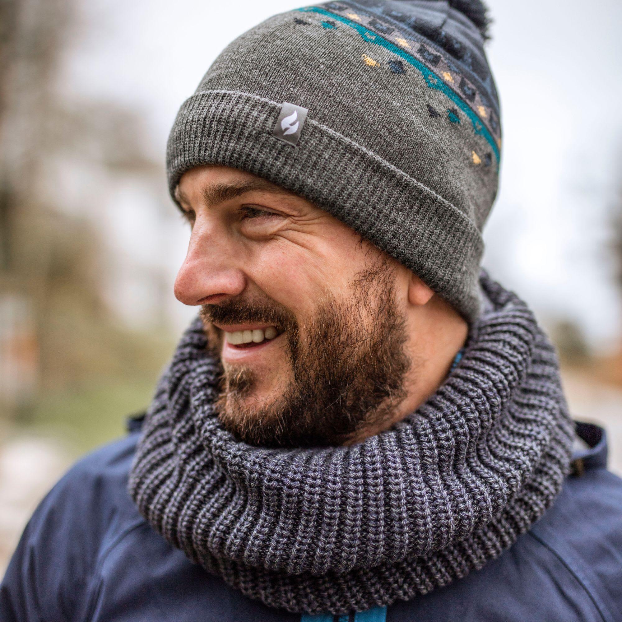 Heat Holders - Cappello Cuffia Maglia a Trecce Uomo 3/7