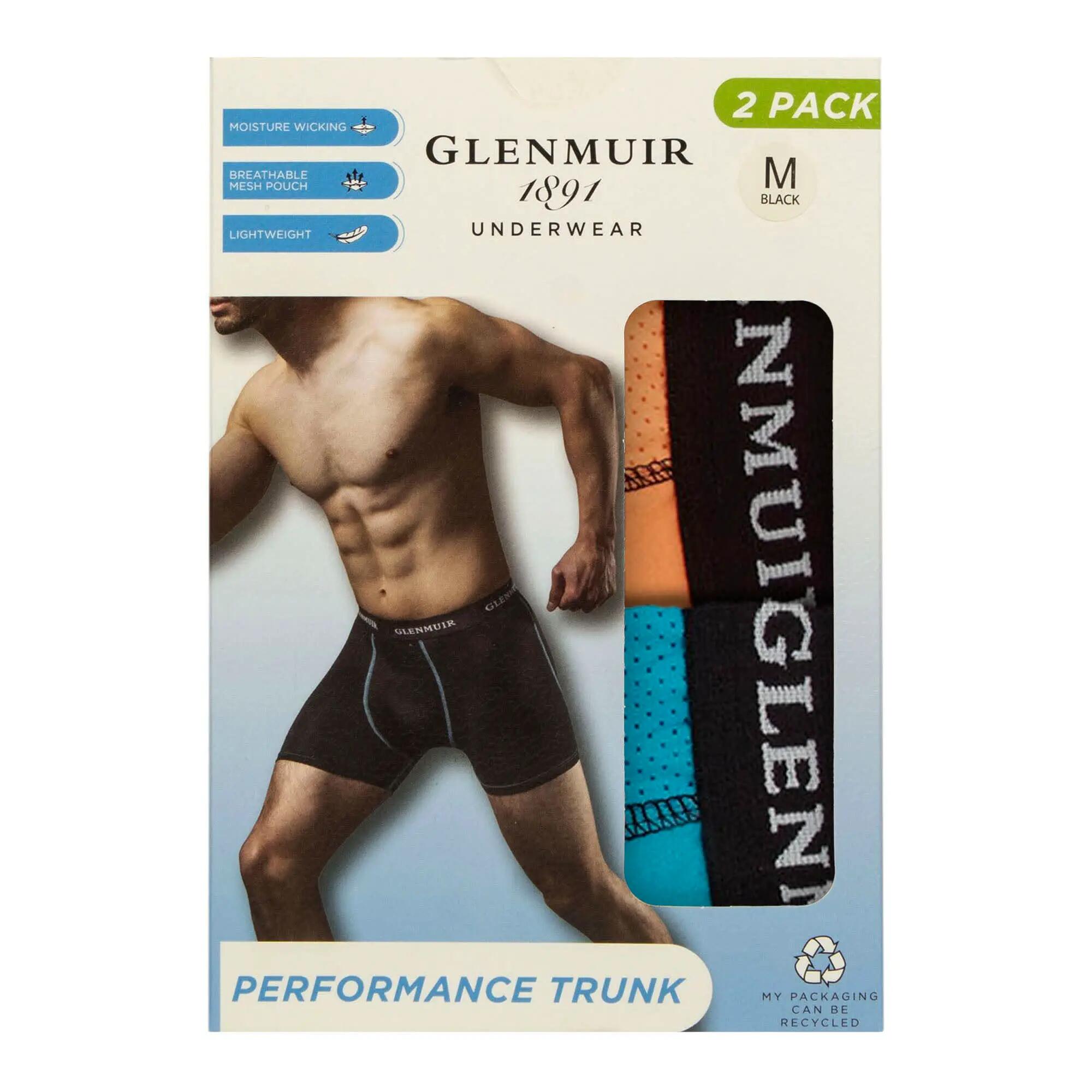 Glenmuir - Lot de 2 Boxers Homme Performance Respirants pour Sport 2/4