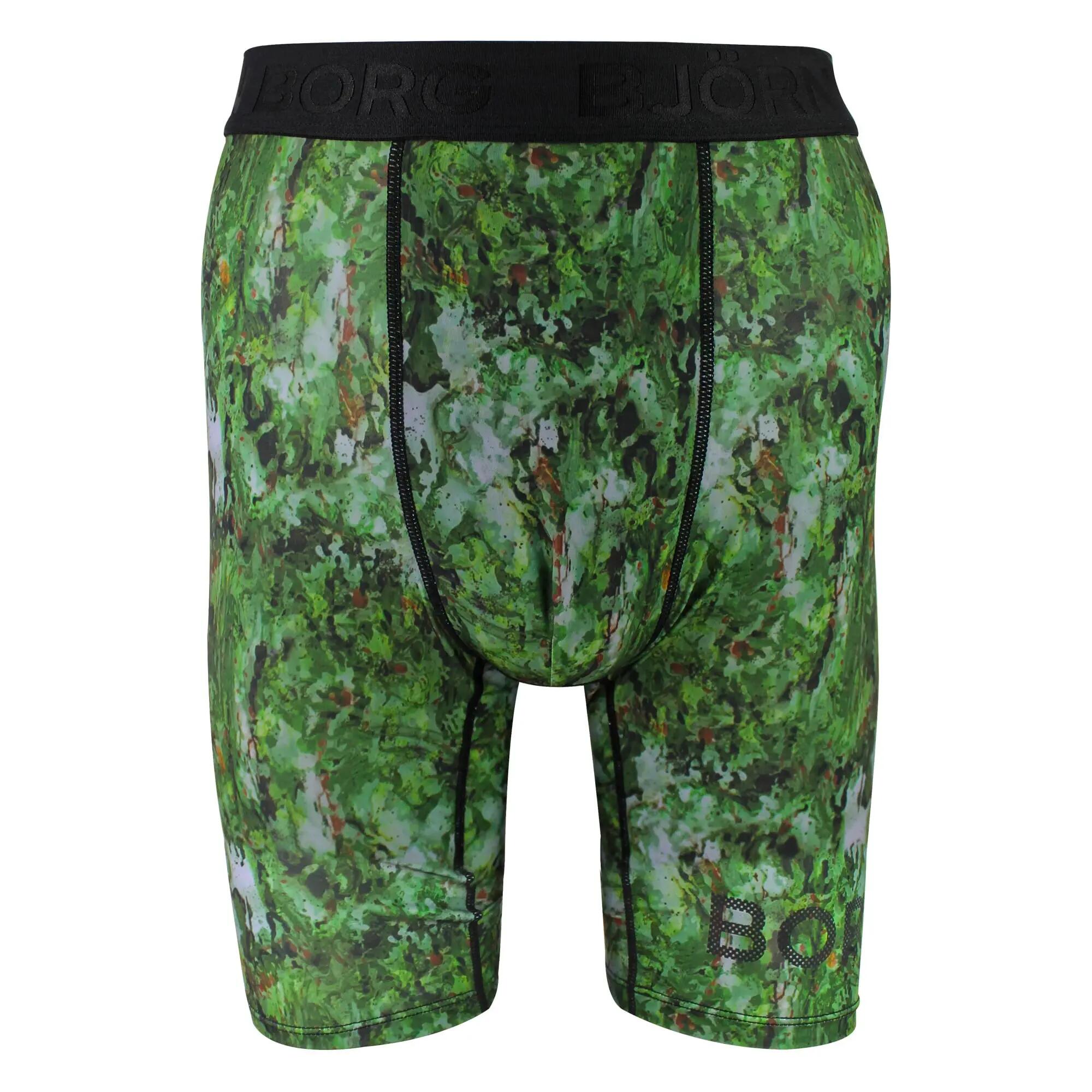 2 Pack Performance Moisture-Wicking Boxers with Long Leg for Men 4/6