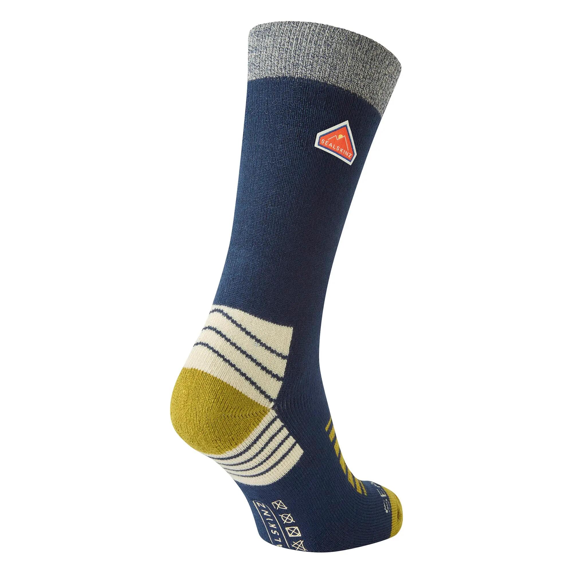 Sealskinz - Einlagige Mittellange Schlichte Wandersocken aus Bambus 2/4