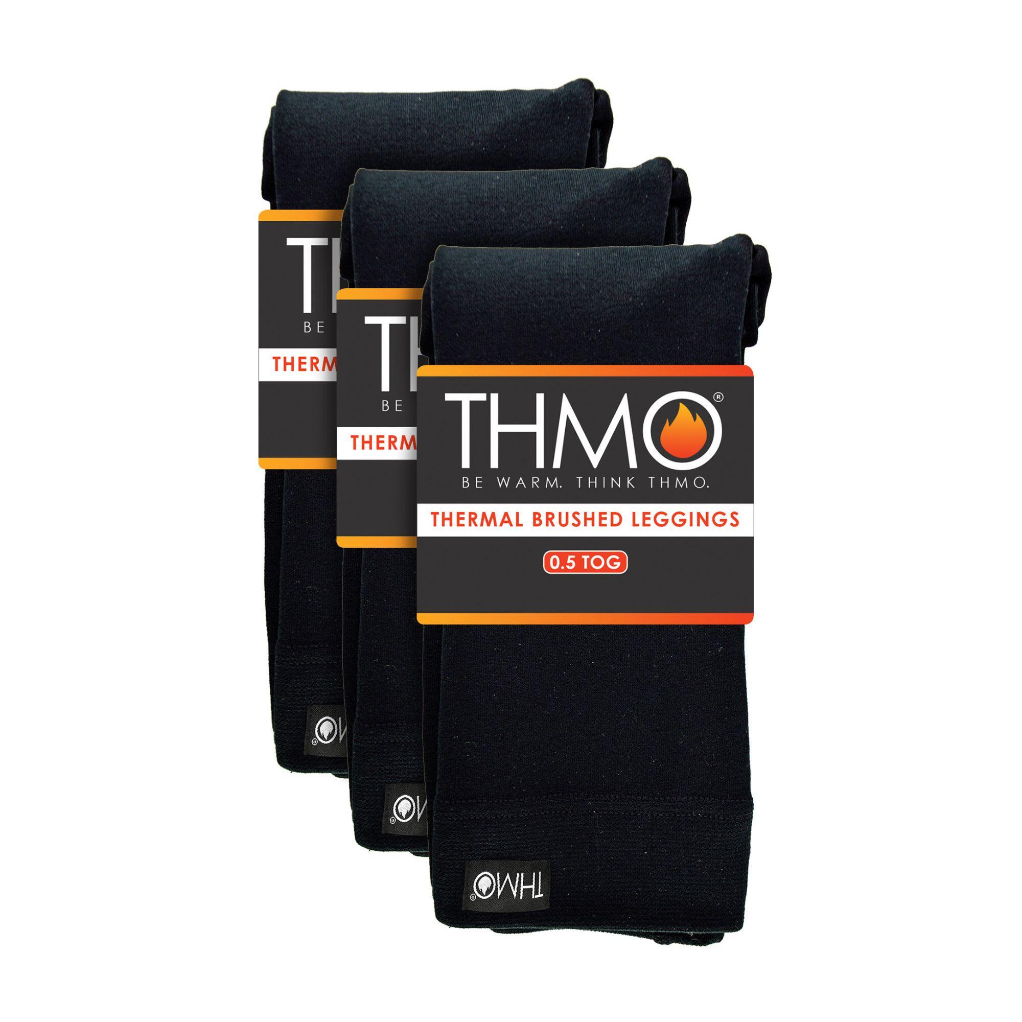 THMO - Foderato Leggings Donna 3 Paia Pantaloni Strato Base 2/6