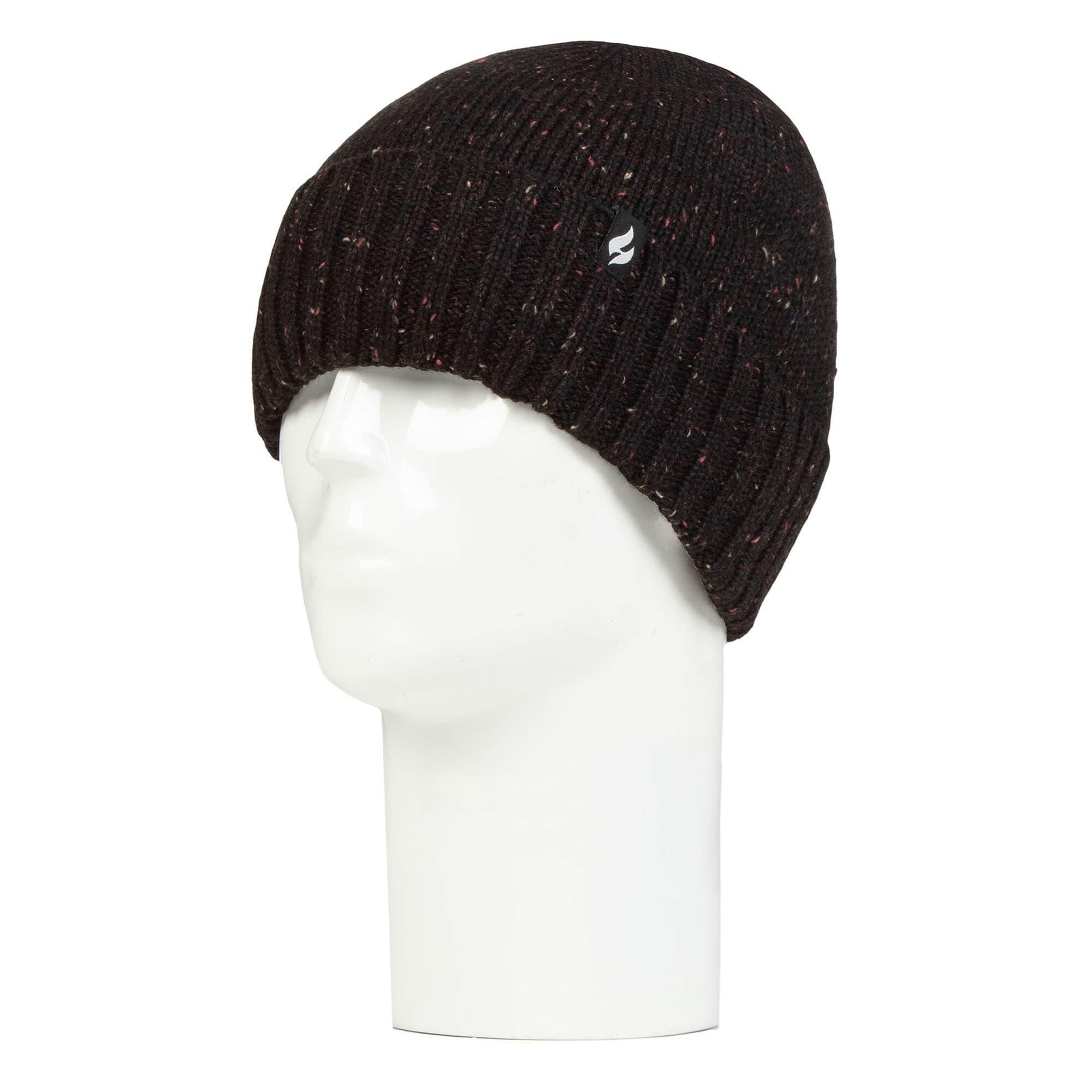 Herren Beanie Mütze Winter | Heat Holders | Mütze Fleecefutter Gerippter 3/5