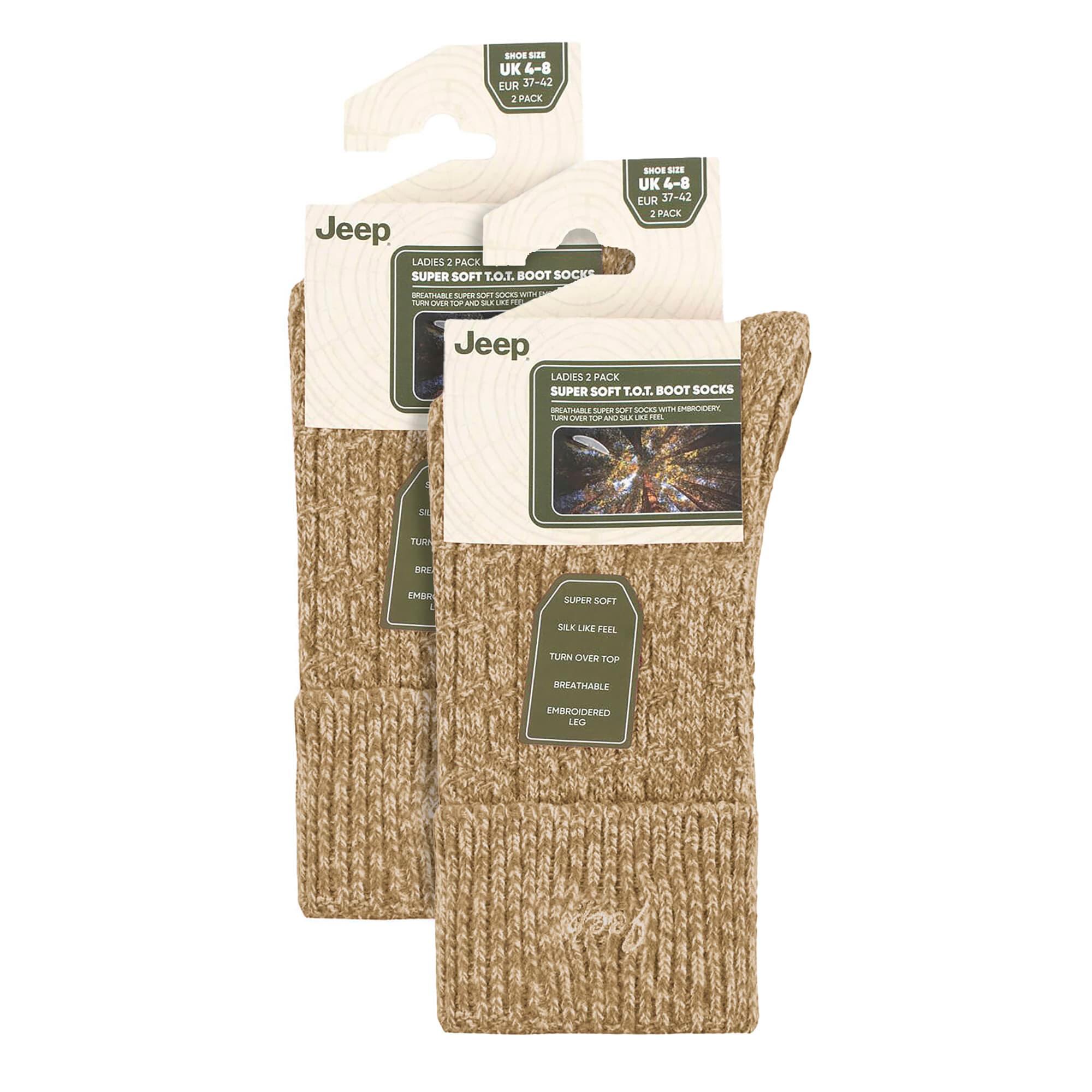 Paquet de 4 chaussettes de randonnée super douces pour bottes de marche 2/4