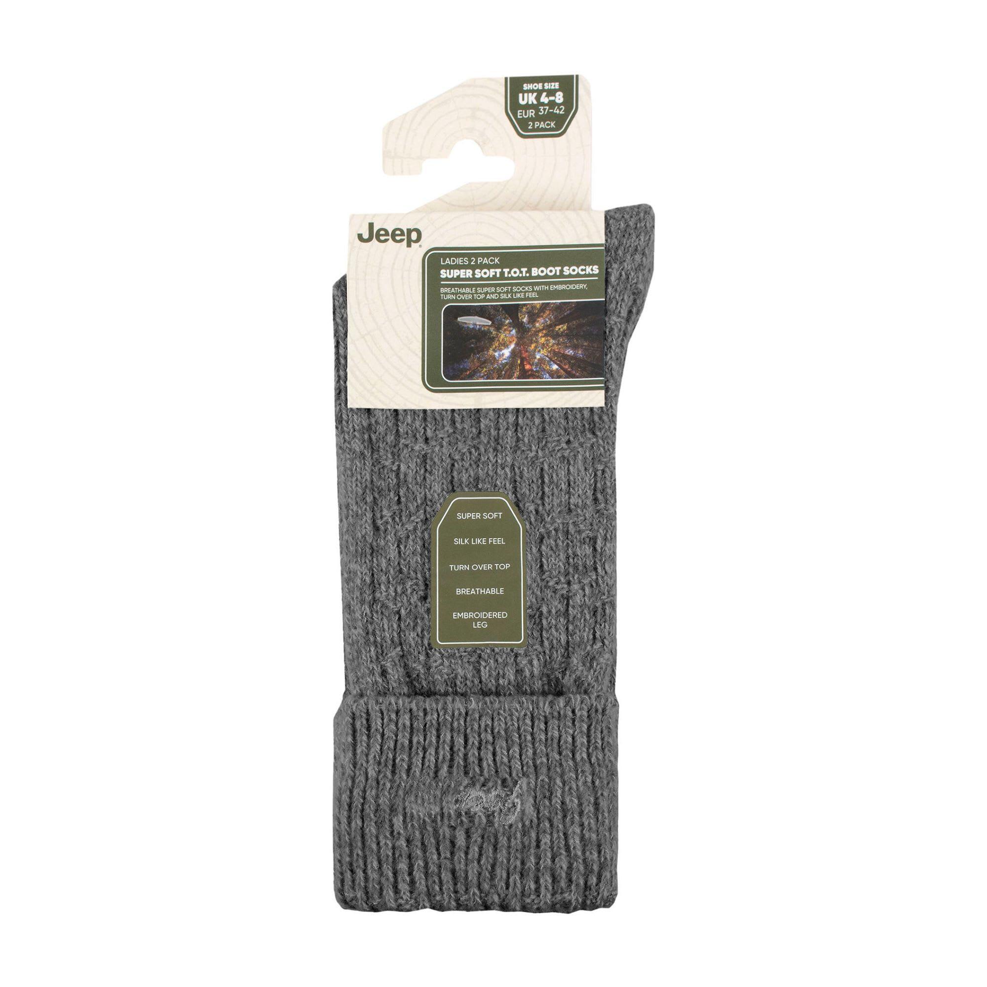 Lot de 2 paires de chaussettes super douces pour bottes pour femmes 2/4