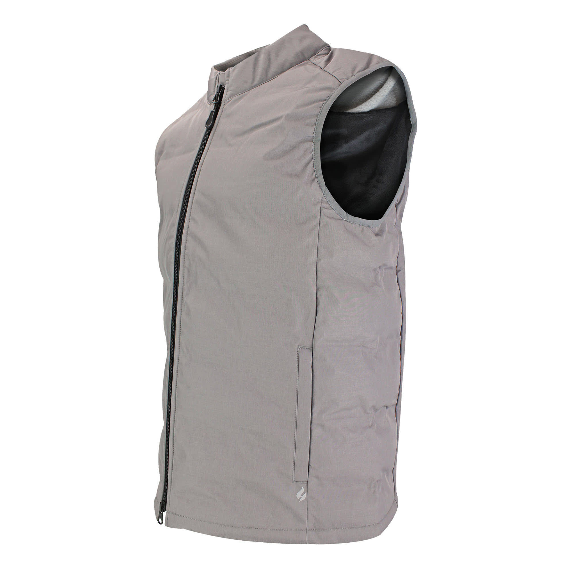 Gilet isolé à fermeture éclair et doublure polaire pour homme 2/6