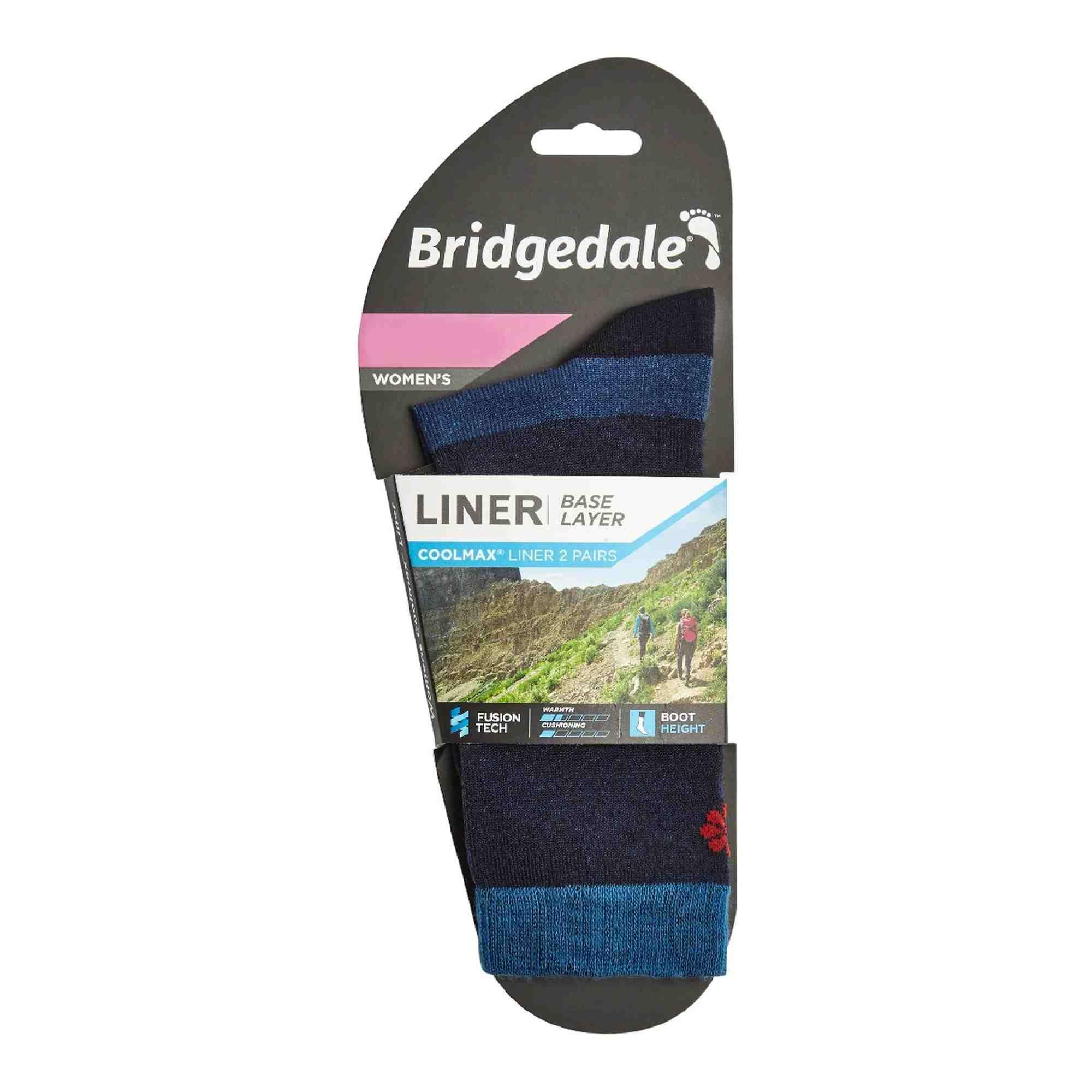 2 Pack Liner Base Layer Coolmax Liner Boot Socks 2/7