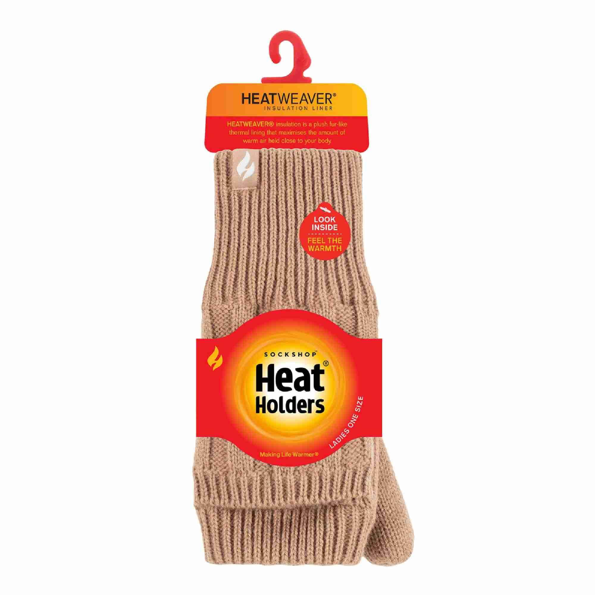 Heat Holders - Damen Fingerlose Handschuhe Gestrickt Winter - 2.3 Tog 2/6