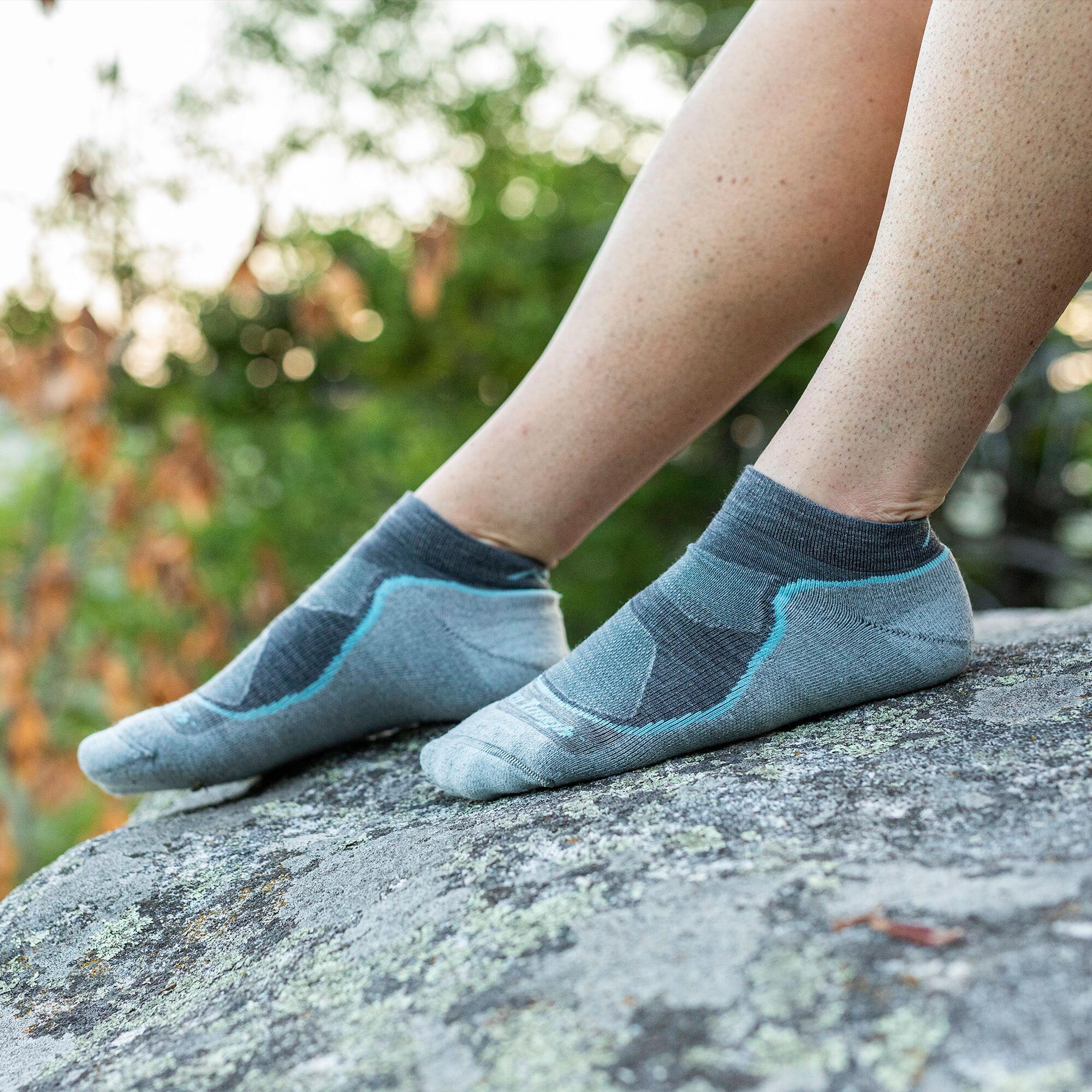 Darn Tough Chaussettes Femme Randonnée Basses Laine Mérinos Légères 5/7