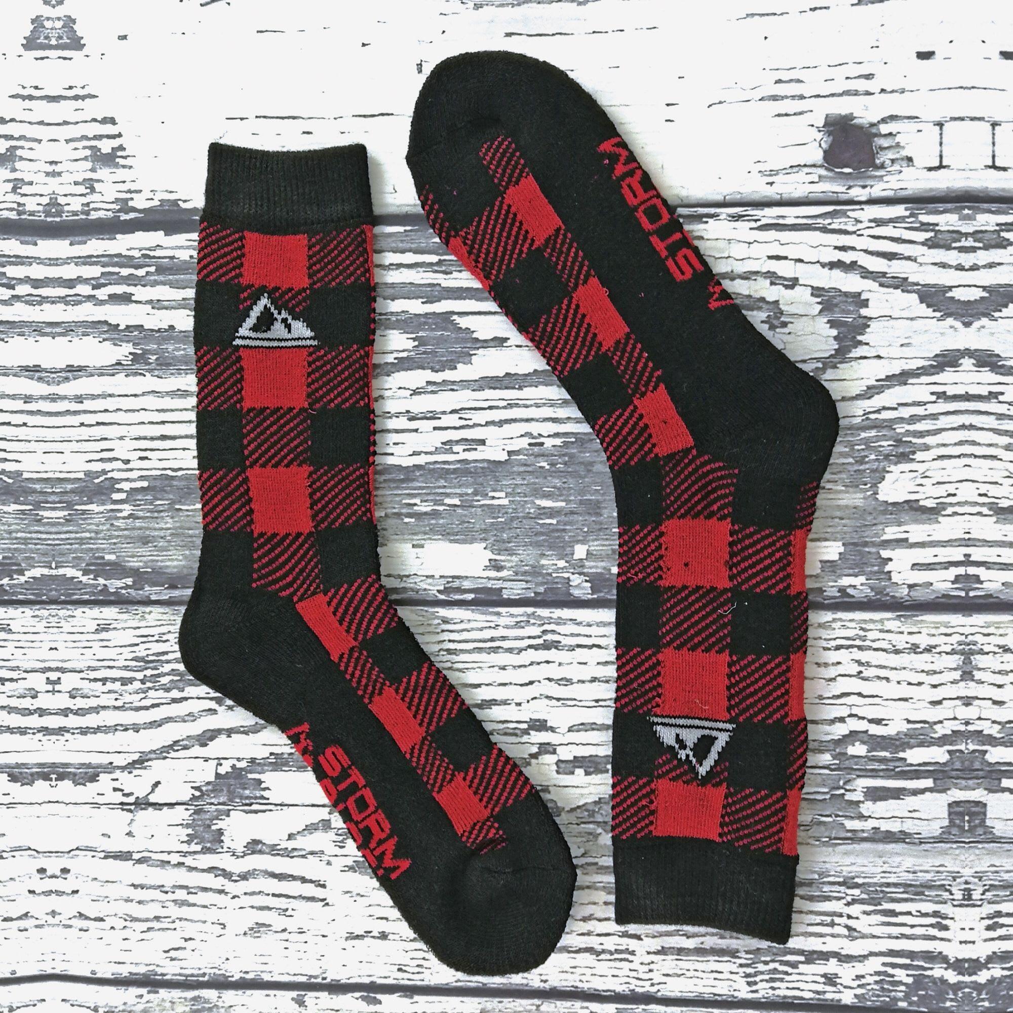 Storm Bloc - 2er Pack Dicke Gepolsterte Winter Stiefelsocken für Herren 5/7
