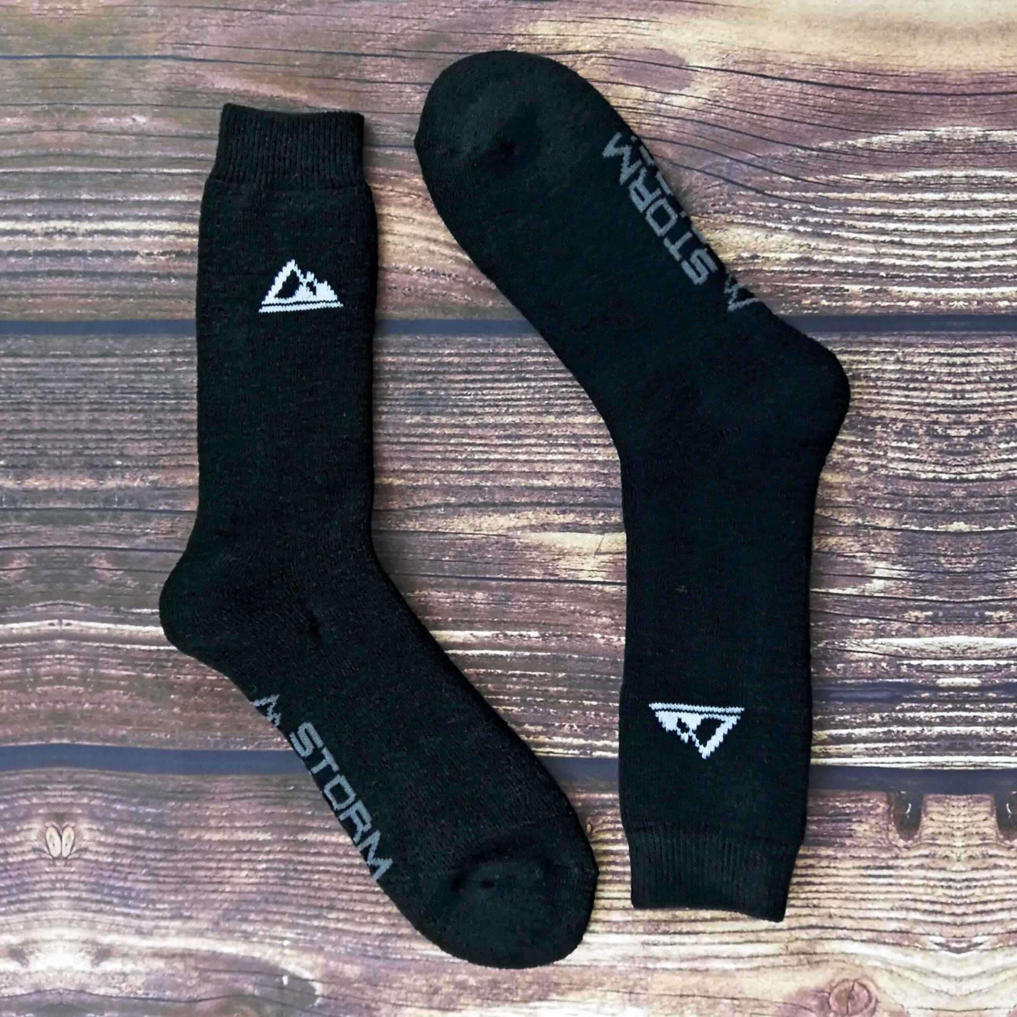 Storm Bloc - 2er Pack Dicke Gepolsterte Winter Stiefelsocken für Herren 4/7