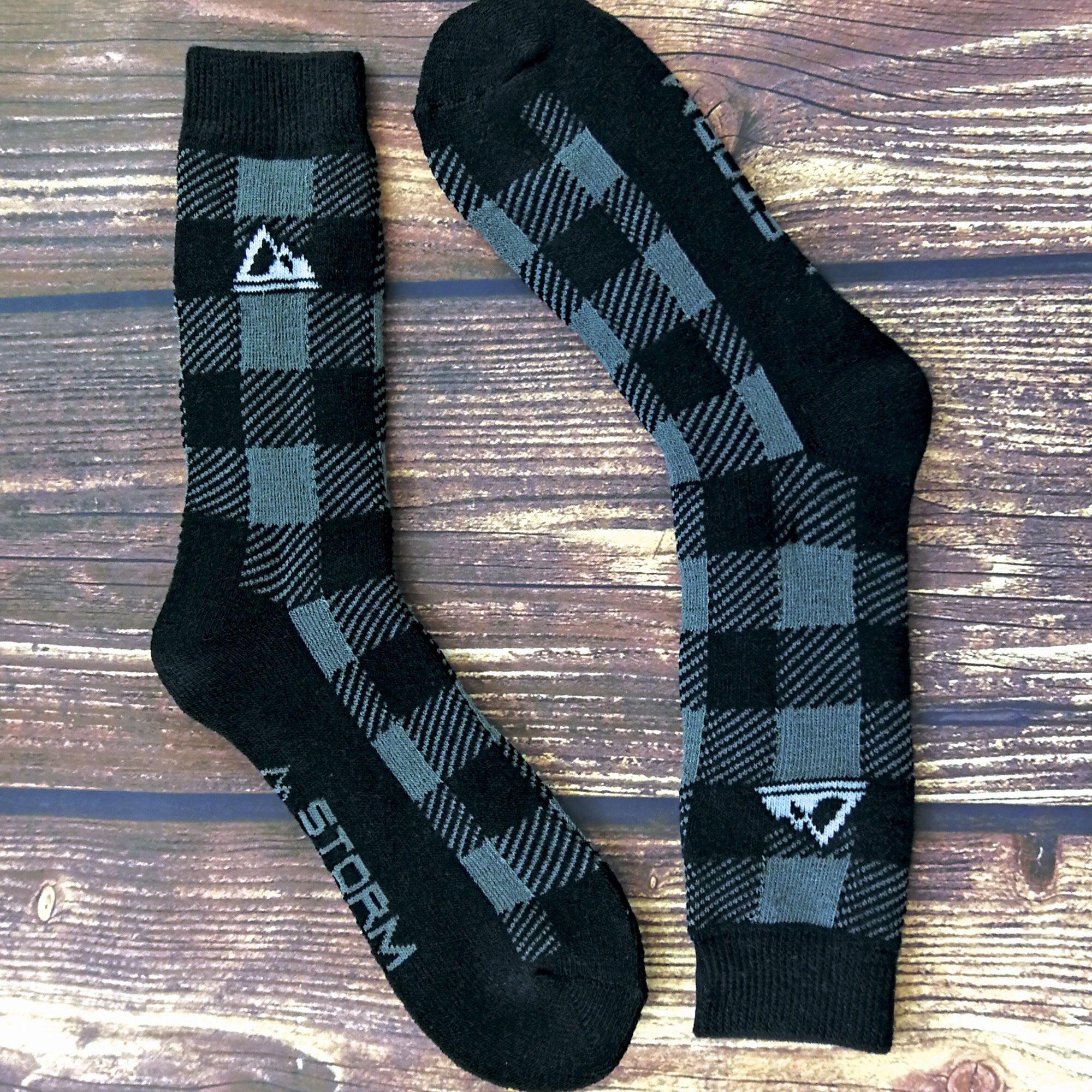 Storm Bloc - 2er Pack Dicke Gepolsterte Winter Stiefelsocken für Herren 3/7