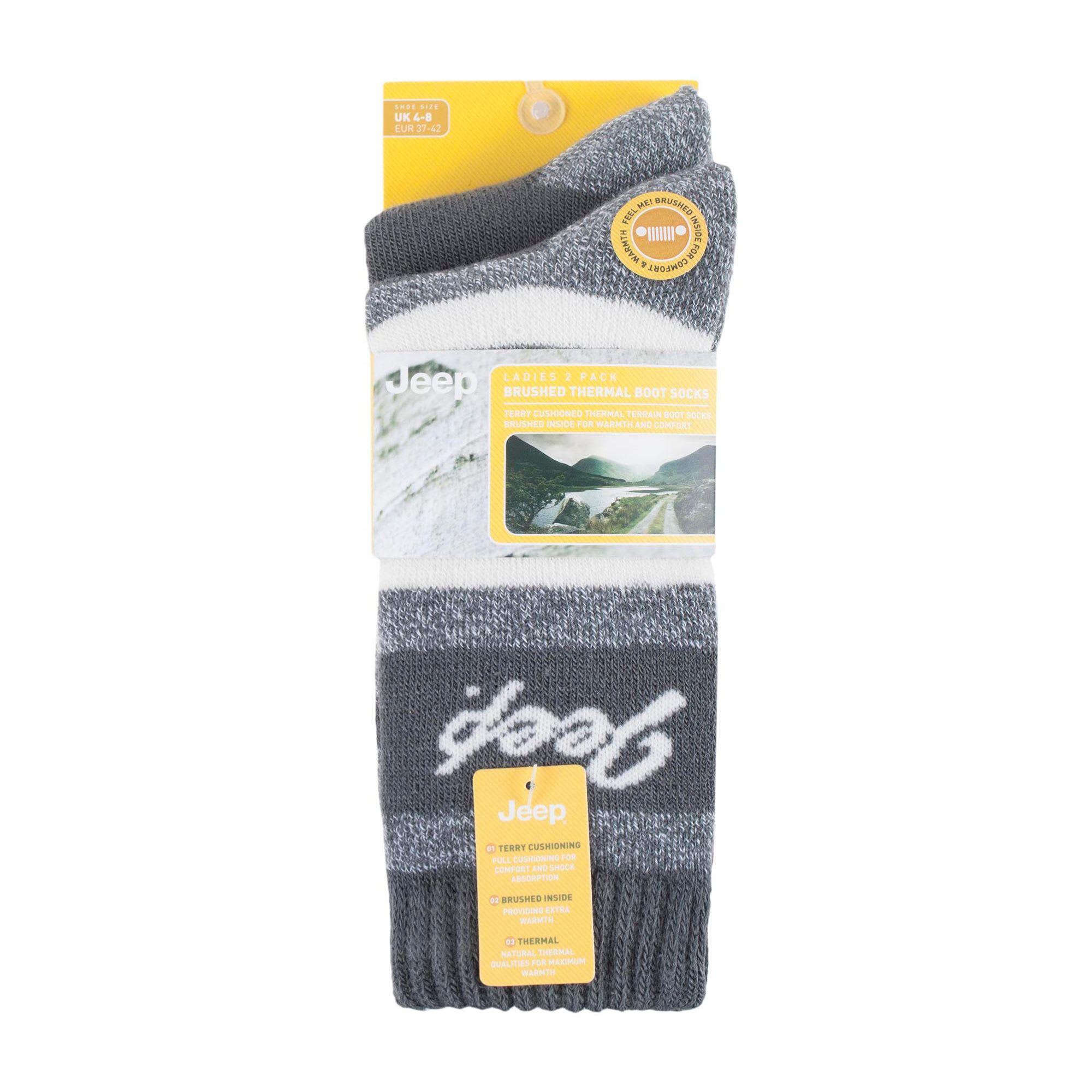 2er-Pack gebürstete -Stiefelsocken für Damen 2/4