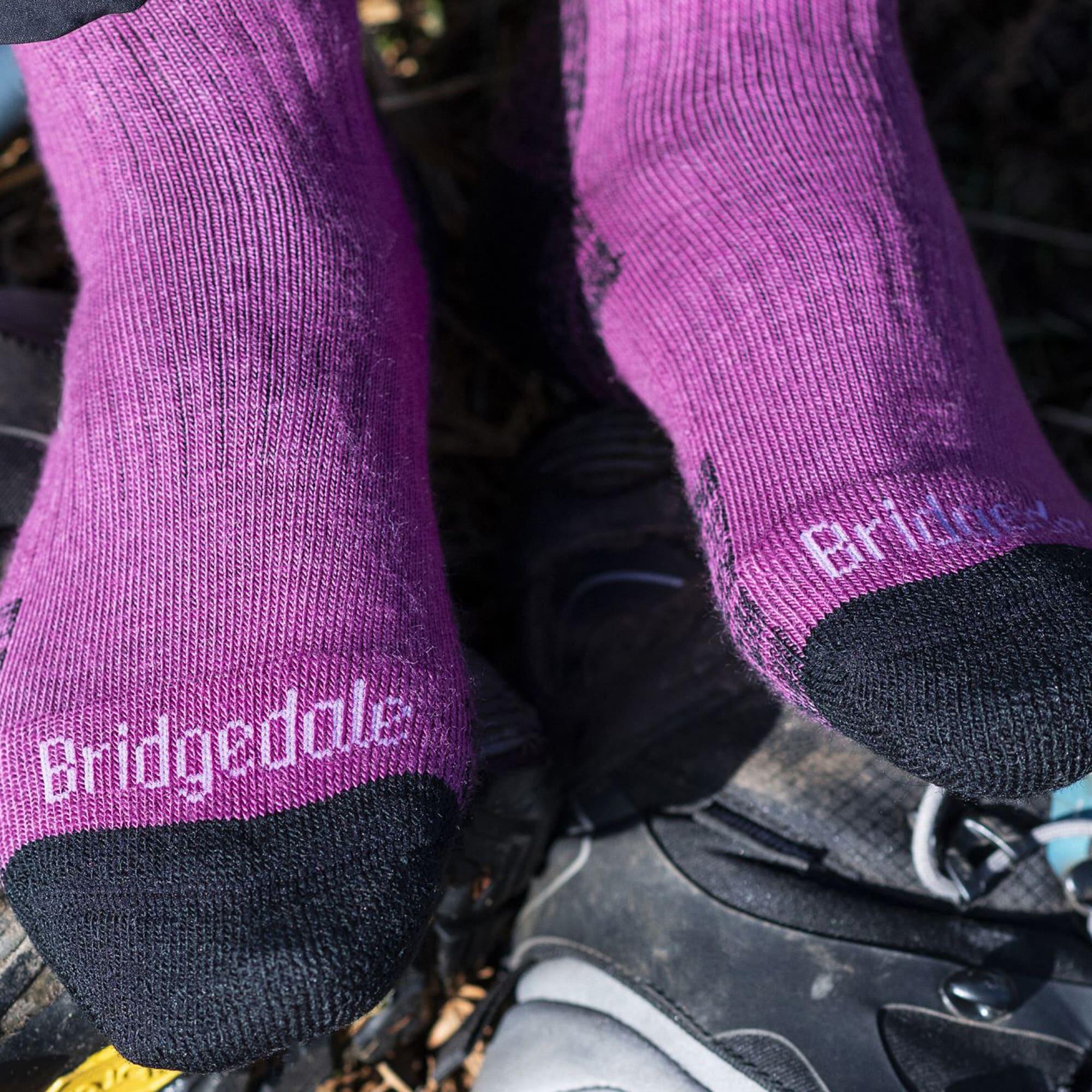 Bridgedale - 1 Paio Calzini Donna Trekking Lana Merino Imbottiti Resistenti 3/7