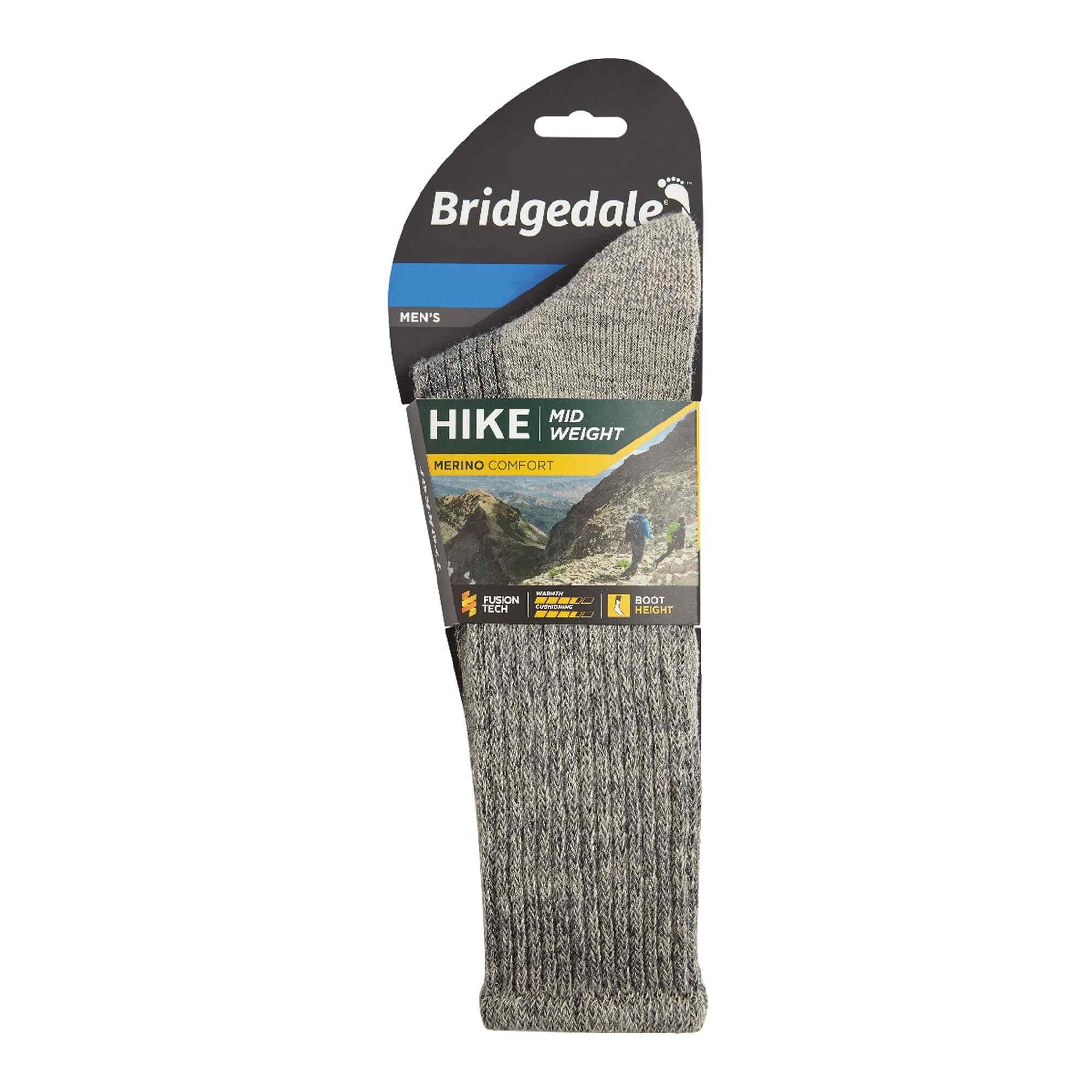 Mens Hiking Walking Midweight Merino Wool Cushioned Boot Socks 2/7