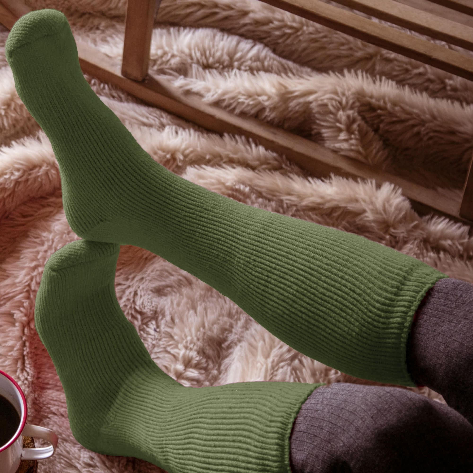 Heat Holders Damen Kniestrümpfe - 1 Paar Warm socken für Gummistiefel 4/6